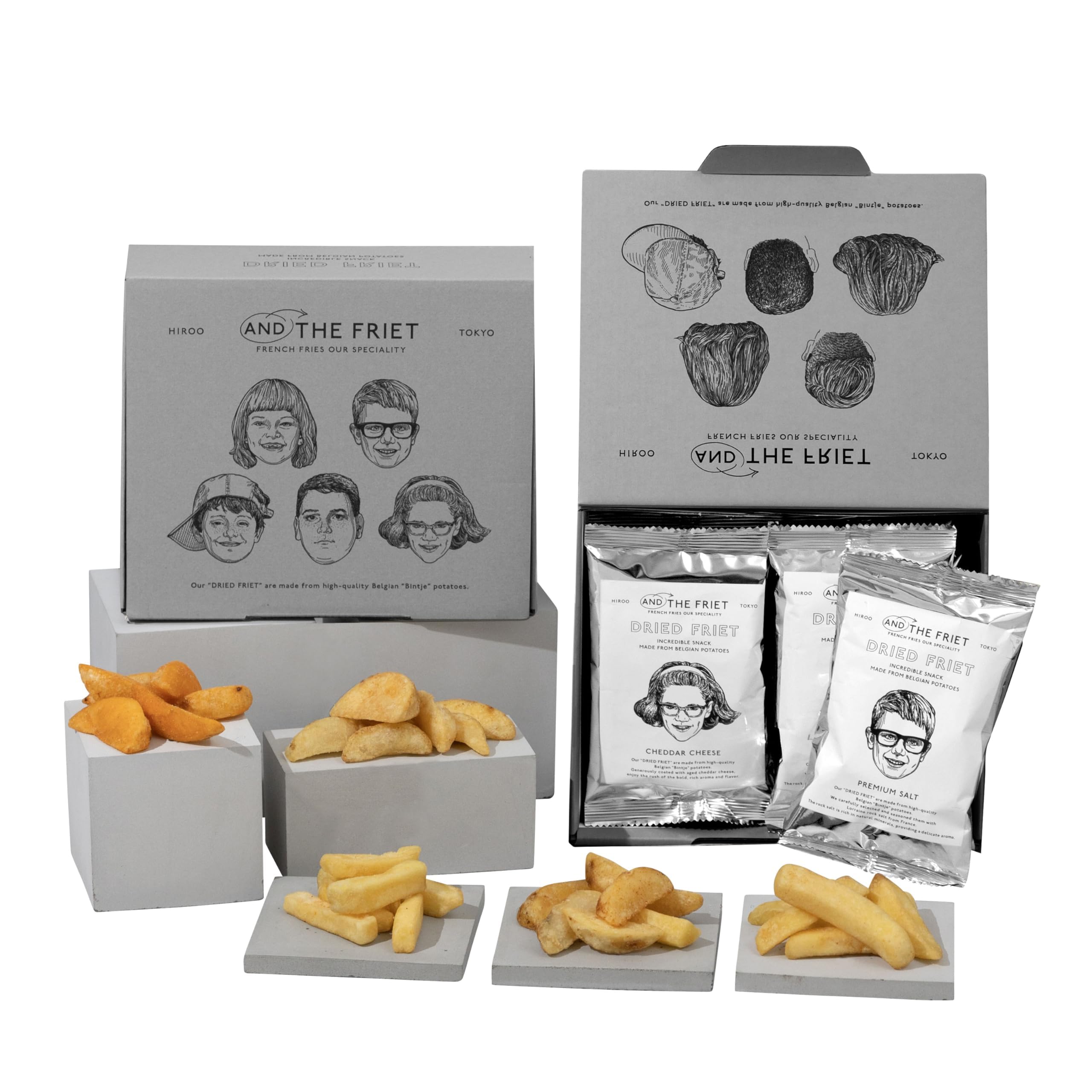 [ AND THE FRIET アンド ザ フリット ］ ミニ 5個入 ドライフ…