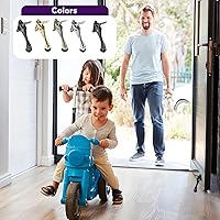 Vista 20 de HOME&I Easy Pedal Kick Down Door Stop Stopper Easy Step Door Kick Doorstop,Premium Quality,Height-Adjustable Rubber Foot,4 Inch