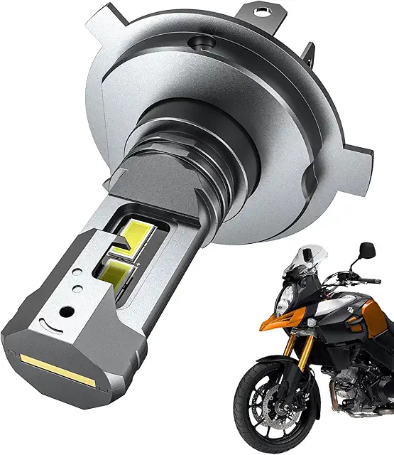 Ampoule H4 LED Moto Zethors 30W 6000K Blanc - Phare Haut/Bas Anti-vibration IP68