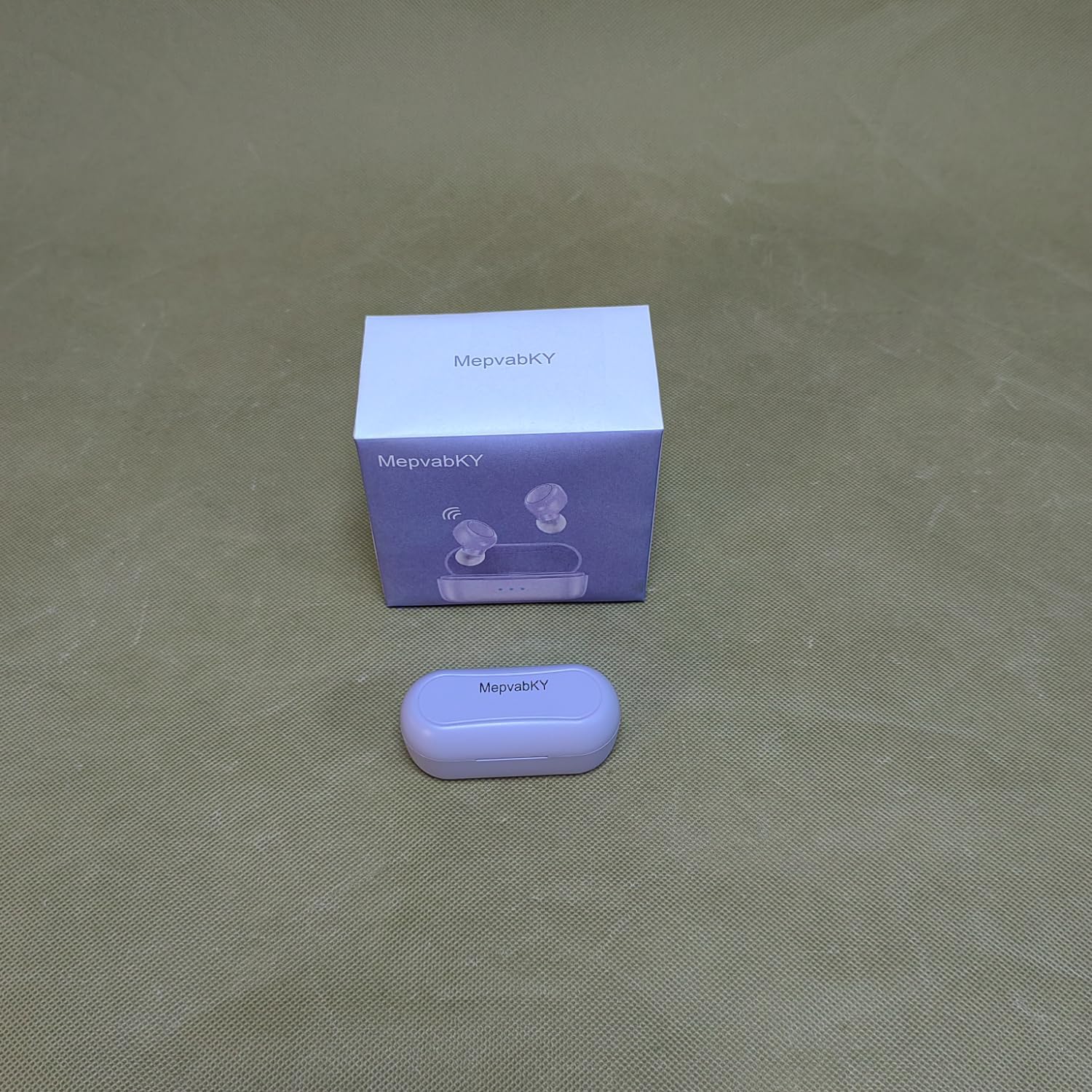 MepvabKY Wireless Earphones, in Ear Headphones, Bluetooth Earphones, Ear Buds with 32H Playtime, Bluetooth Earbuds with Microphone, USB Charging Case