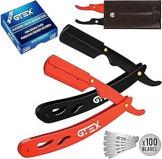 2 maquinillas de afeitar rectas para hombres ...