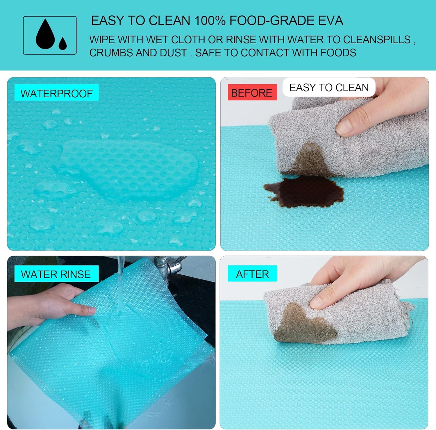 Refrigerator Liners - Protect & Organize Your Fridge -4 Refrigerator Liners - Protect & Organize Your Fridge -4