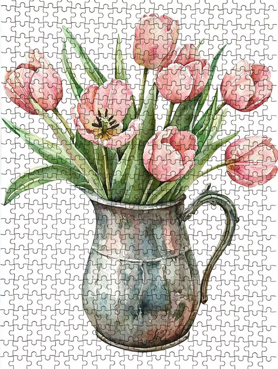 Puzzle 2000 sztuk, różowe puzzle dla dorosłych 2000, drewniane puzzle, klasyczne gry edukacyjne, niemożliwe wyzwanie, gry i zajęcia rodzinne, prezent kreatywności DX0YL1-249