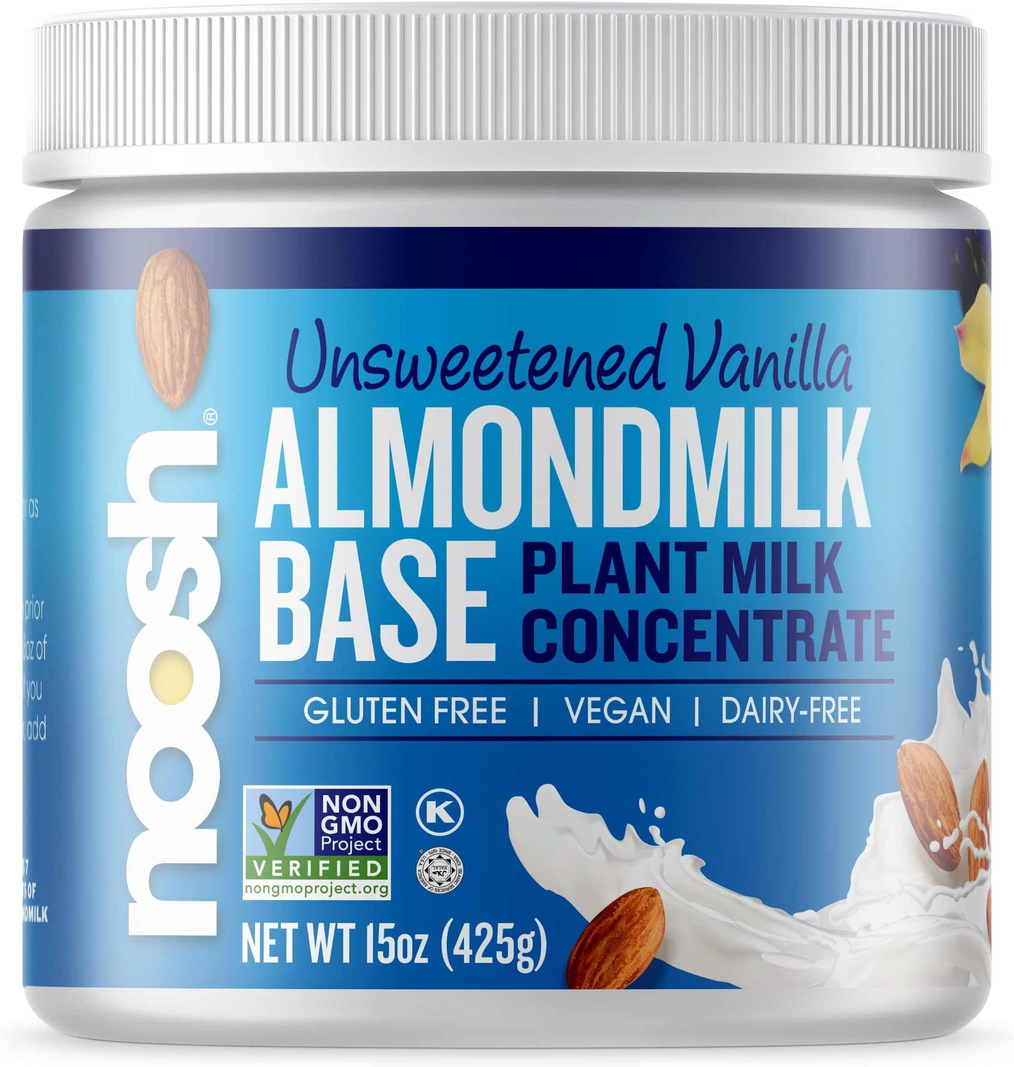 Almond Milk Concentrate Vegan, Kosher, ShelfStable, Keto