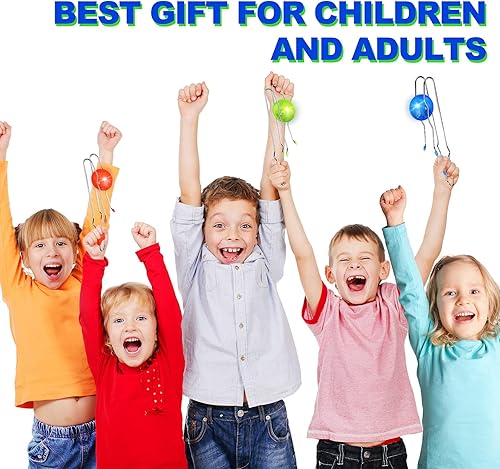 Miniatura 7 de Sumind 3 piezas retro iluminadas magnéticas giroscopio juguete 7080s giroscopio riel Twirler niños clásico vintage magia gravedad sensorial juguetes