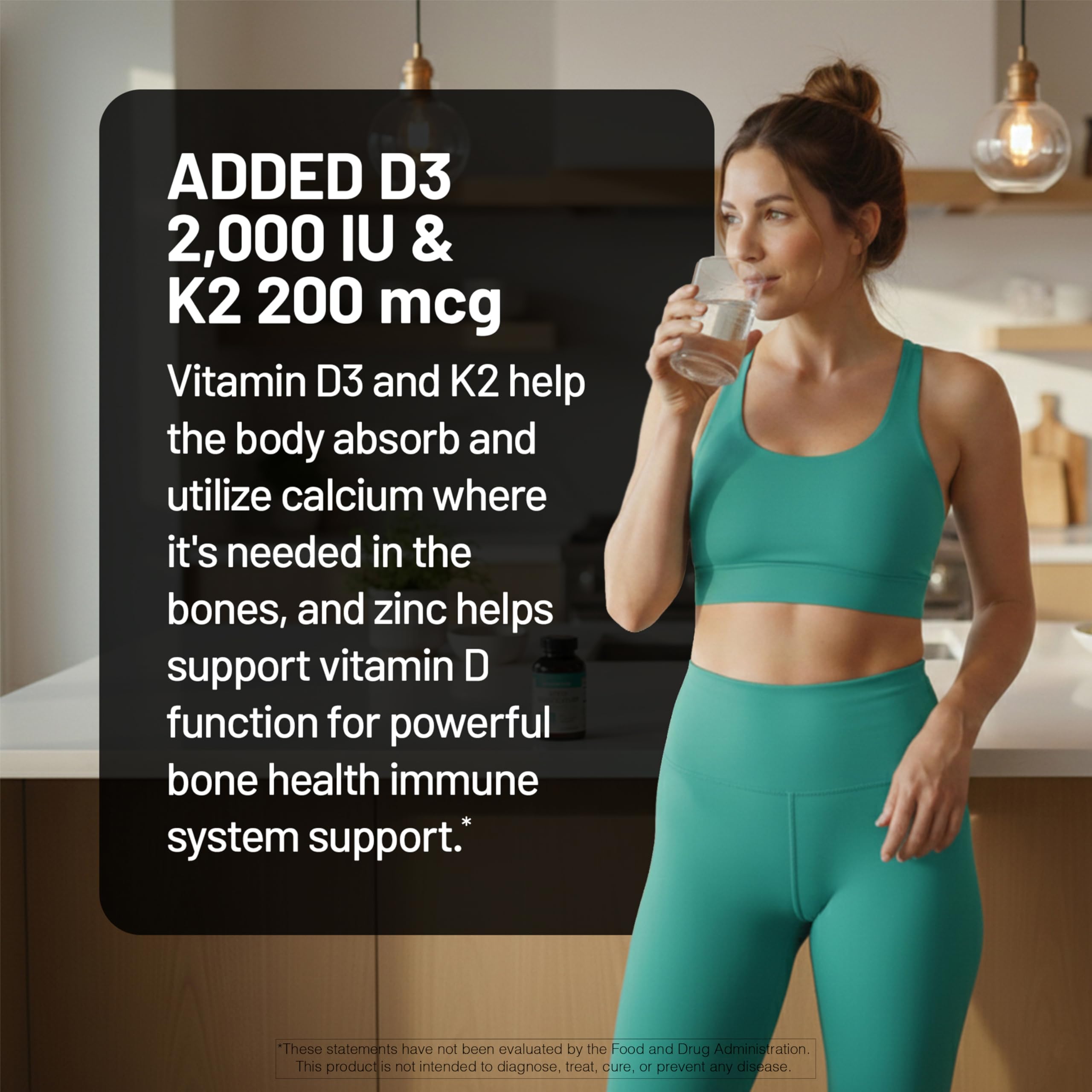 NatureWise Zinc Picolinate with D3 + K2 - Zinc Supplements for Men & Women + Vitamin D3 K2 - Supports Immune & Bone Health* - Non-GMO, Gluten Free, USA Manufactured - 30 Capsules[30 Day Supply] — Amazon image 5