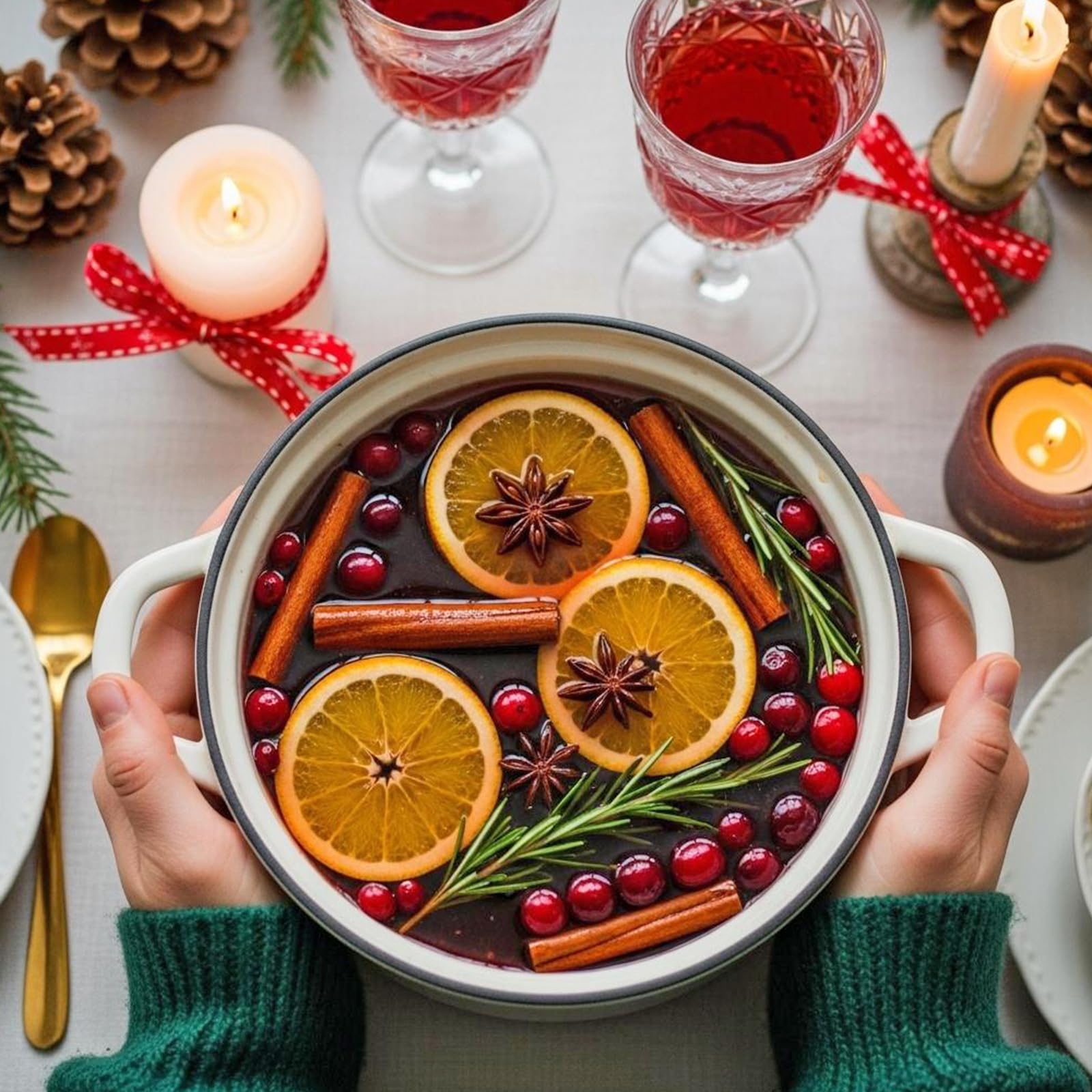 24-teiliges Weihnachts-Potpourri-Simmer-Topf-Set, Weihnachtsduft, Strumpf, Geschenke, Urlaub, Herd, Potpourri für Zuhause, Duft, Einweihungsgeschenk, Gastgeberin