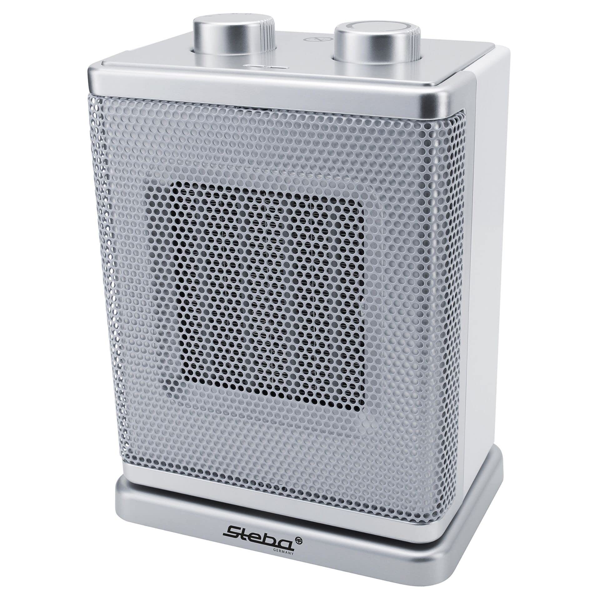 Steba Germany 39-24-00 392400 ceramiczny grzejnik 30 m² biało-srebrny, 1800 W, 230 V