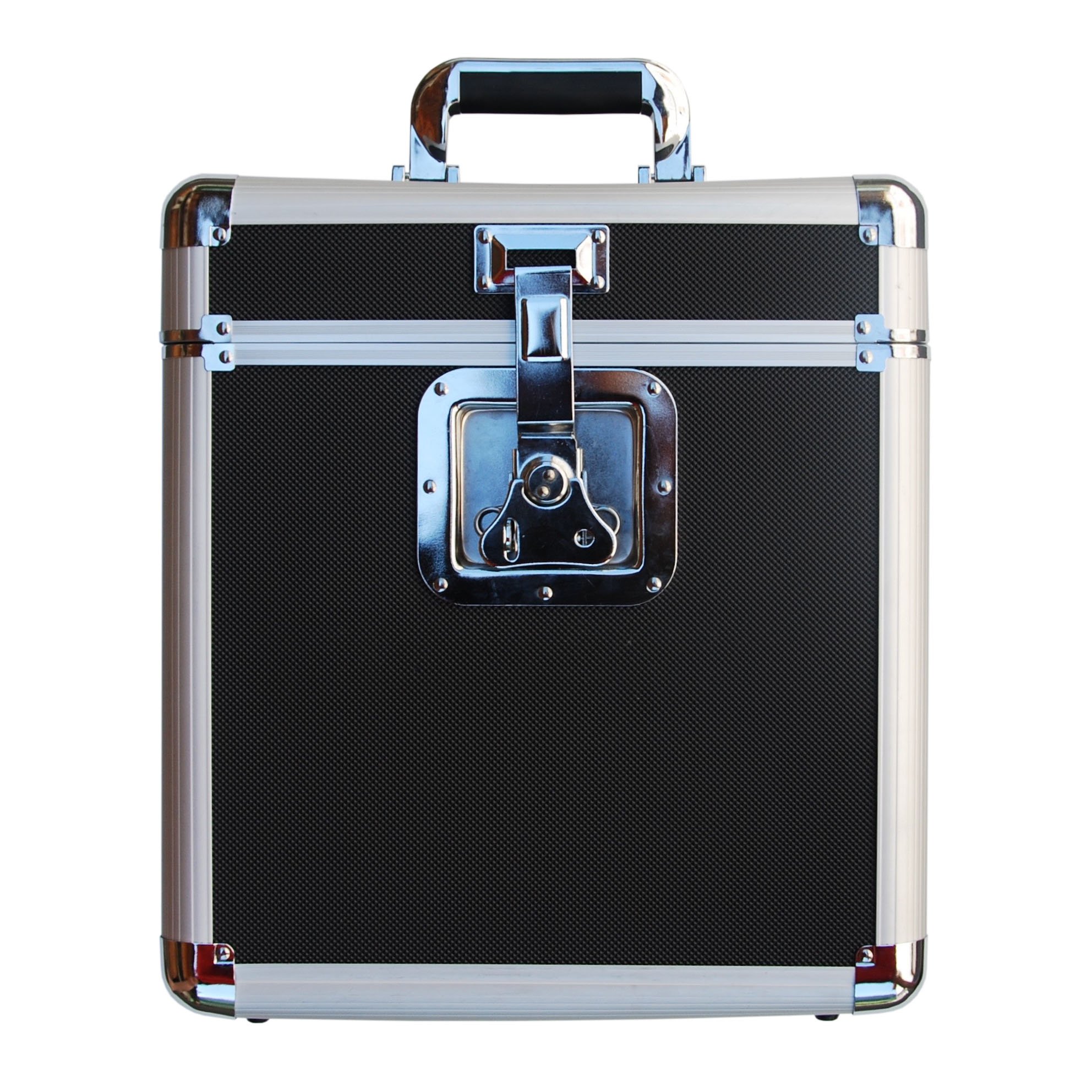 Rock Flight Case 25LP Negro, Maleta para Puerta Vinilo 33T, Negro, Maleta Negra