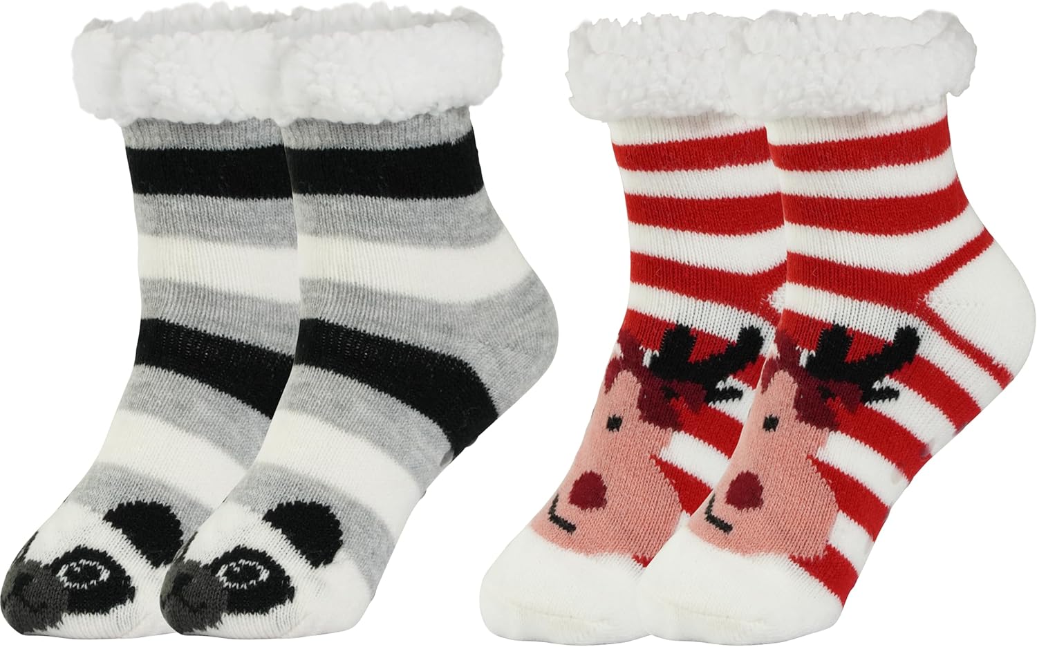Kids Slipper Socks – Girls Boys Christmas Anti-Slip Socks – Warm Thick Lining Cozy Soft Indoor Gifts Kids Slipper Socks – Girls Boys Christmas Anti-Slip Socks – Warm Thick Lining Cozy Soft Indoor Gifts