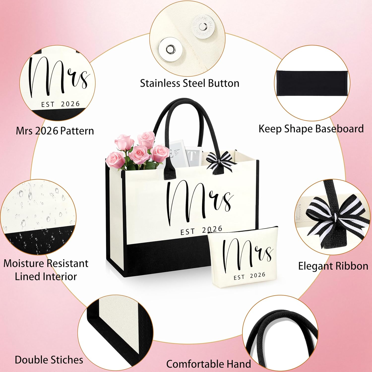 Bridal Shower Gifts for Bride To Be Gift Bride Gifts for Bachelorette Party Engagement Wedding Gift for Couples Brides Just Married Wifey Future Mrs 2026 - Image 3