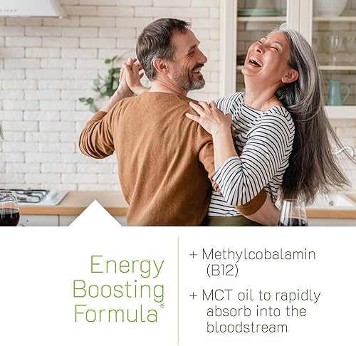 Miniatura 4 de Irwin Naturals Vitamina de metilcobalamina de alta potencia Mega B-12 de 1,500 mcg, absorción rápida y mejorada con MCT + ginseng asiático, refuerzo