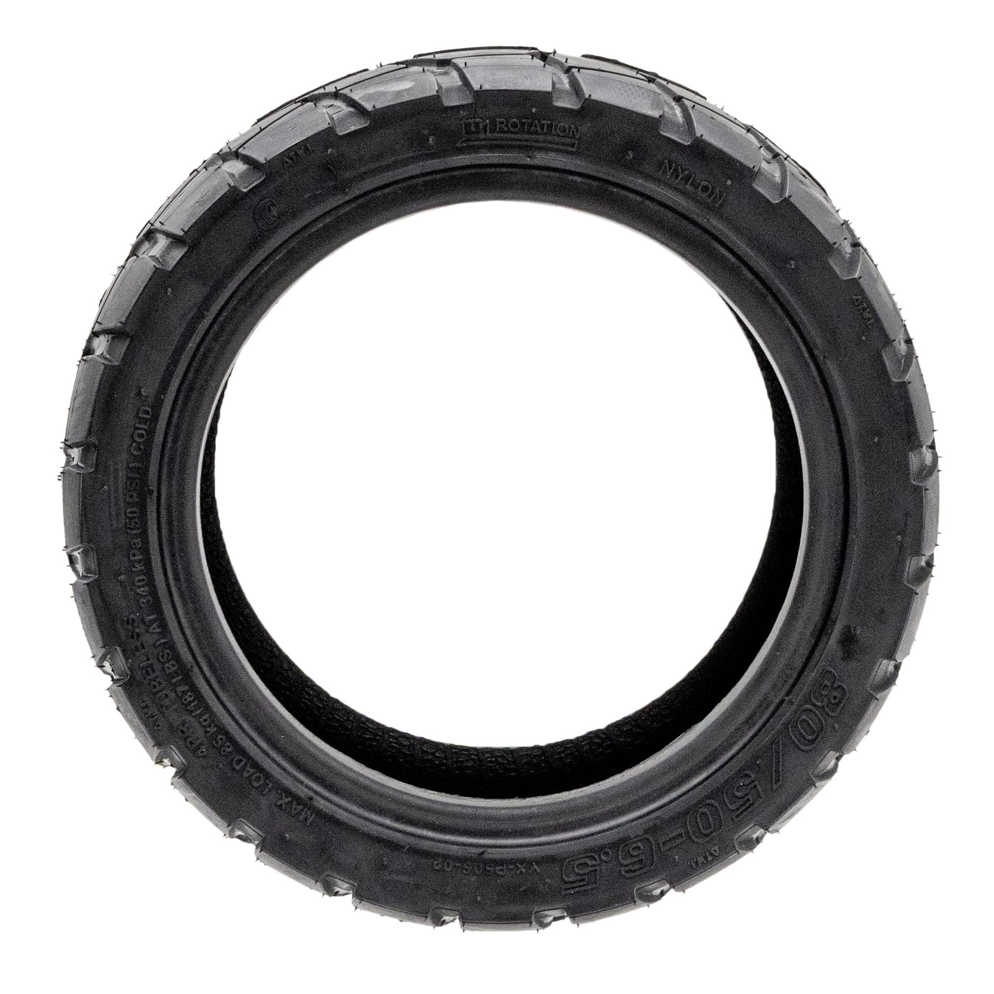 eWheel Pneumatico tubeless 80/50 6.5 Ewheel Rhinotrack Runflat per scooter elettrico ad alta resistenza per uso quotidiano migliore presa e stabilità in viaggio urbano