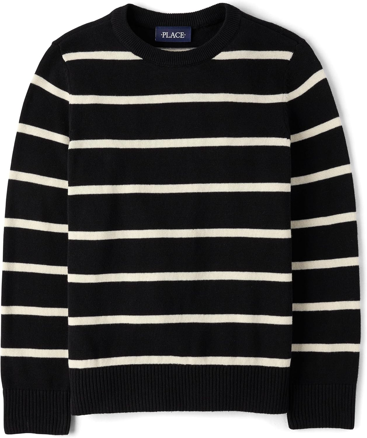 The Children's Place Boys Long Sleeve Crew Neck Pullover Sweater