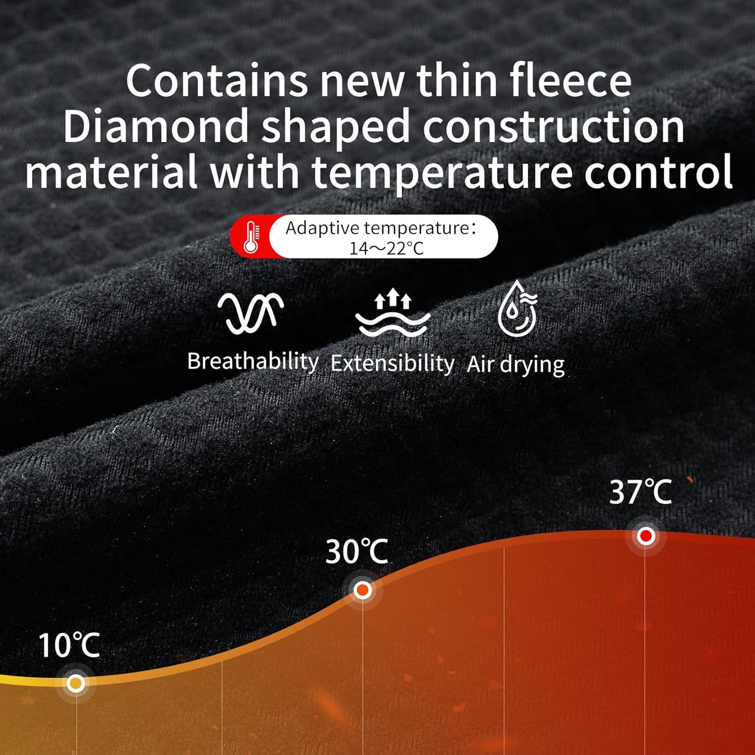 Santic Men's Cycling Jersey Winter Thermal Pro Long Sleeve Fleece Cycling Jacket with 3 Pockets - Image 5