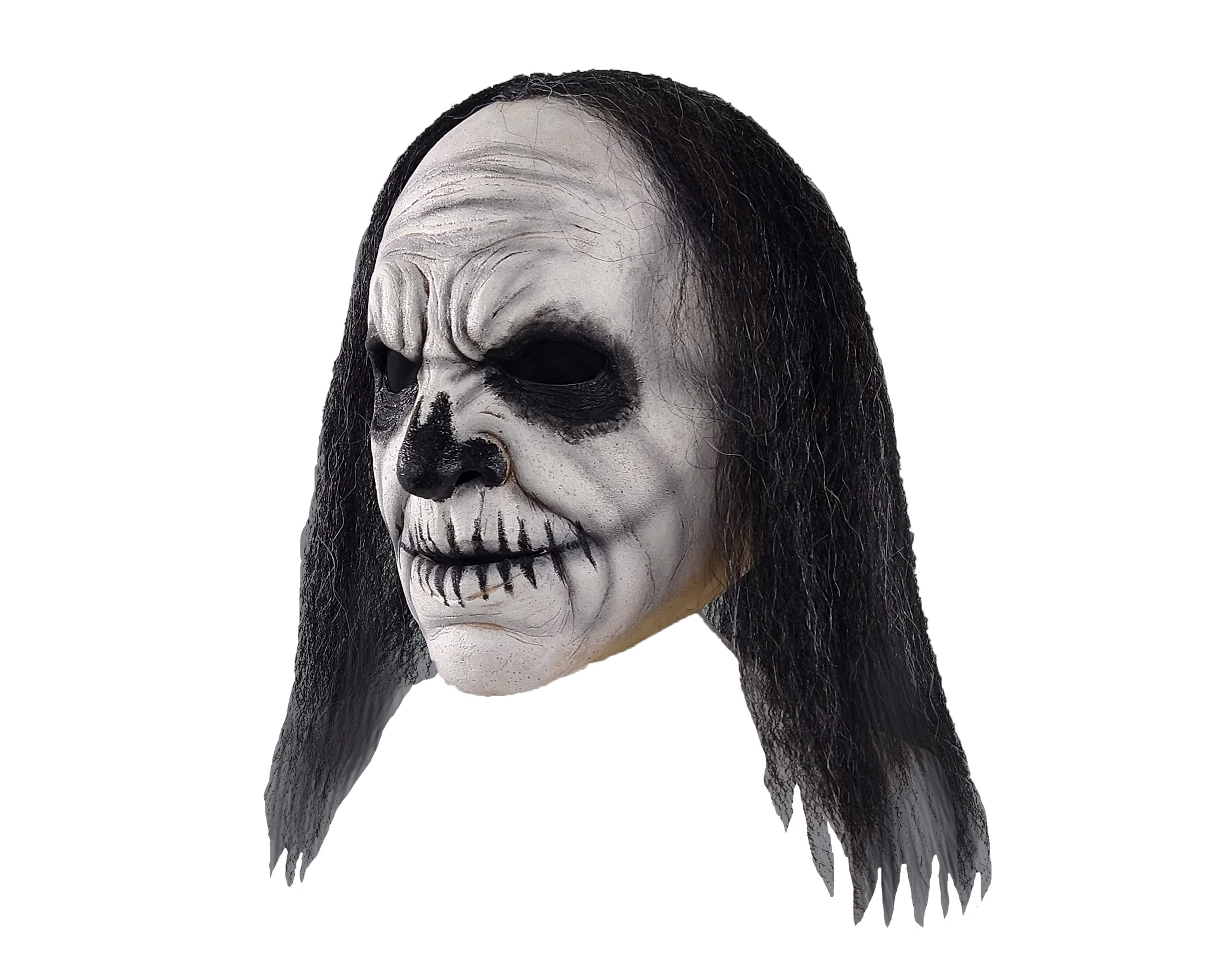Ghoulish Productions - Maska Voodoo Horror z linii Witch Doctor. Ten wytrzymały lateksowy kostium jest ręcznie malowany i jest idealny na Halloween i imprezy kostiumowe. Rozmiar dla dorosłych.