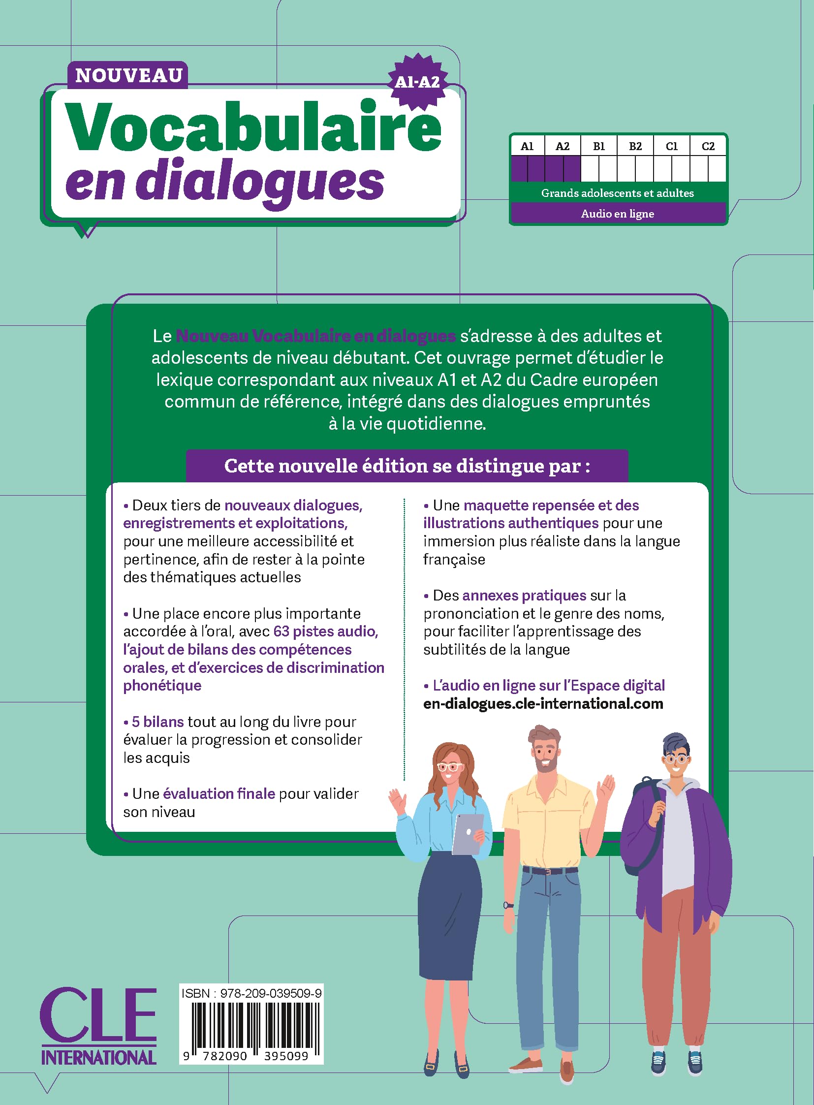 Le nouveau vocabulaire en dialogues. Niveau débutant A1-A2. Per le Scuole superiori. Con audio en ligne