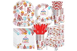 Vibrant Circus Carnival Party Decorations & Supplies Collection