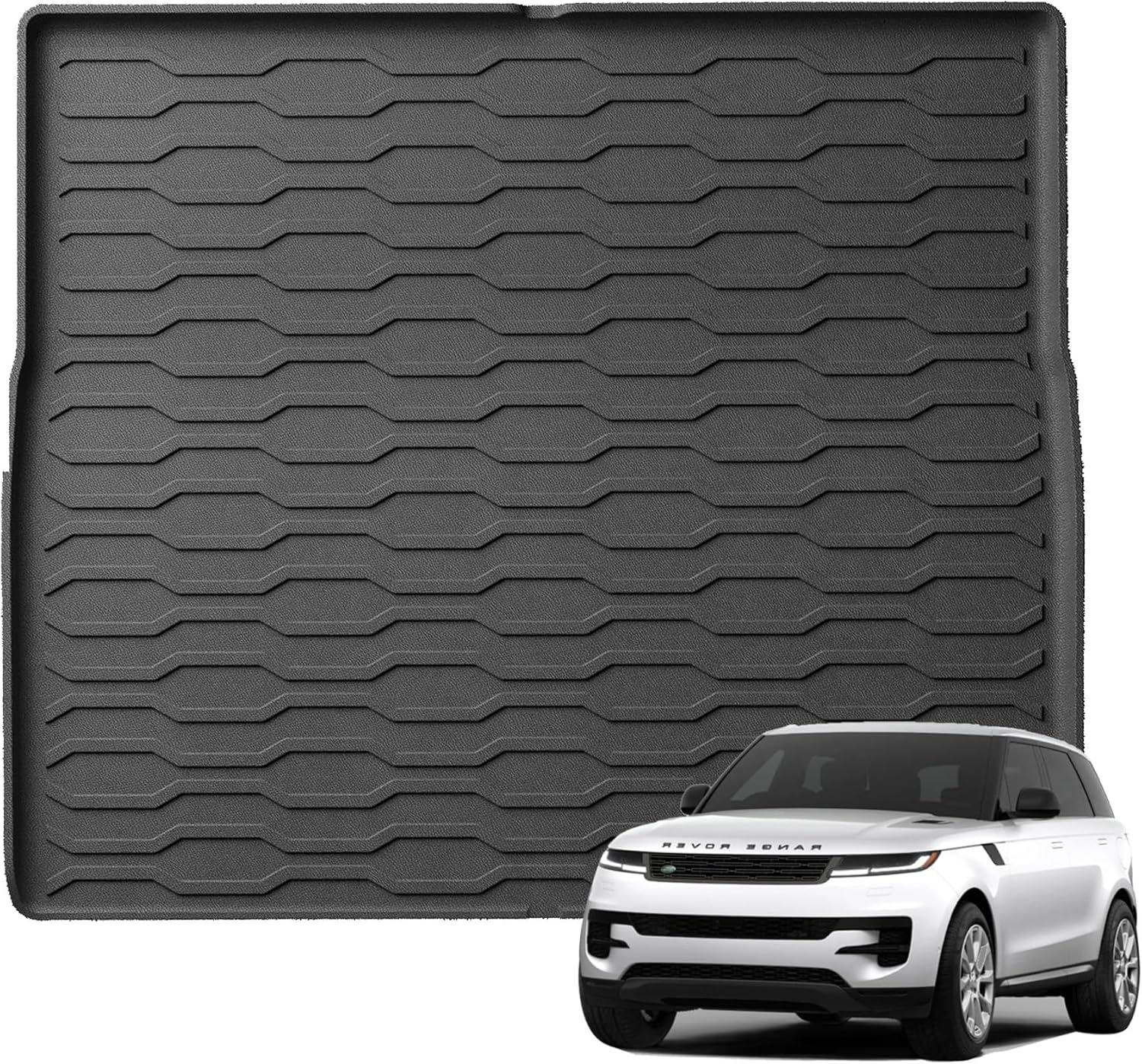 WENNEBIRD All Weather Cargo Liner for 2023-2024 Land Rover Range Rover Sport, Premium TPE Anti-Slip Waterproof Rear Trunk Mat, Car Interior Accessories - 1pc 2023-2024 Range Rover Sport 1pc
