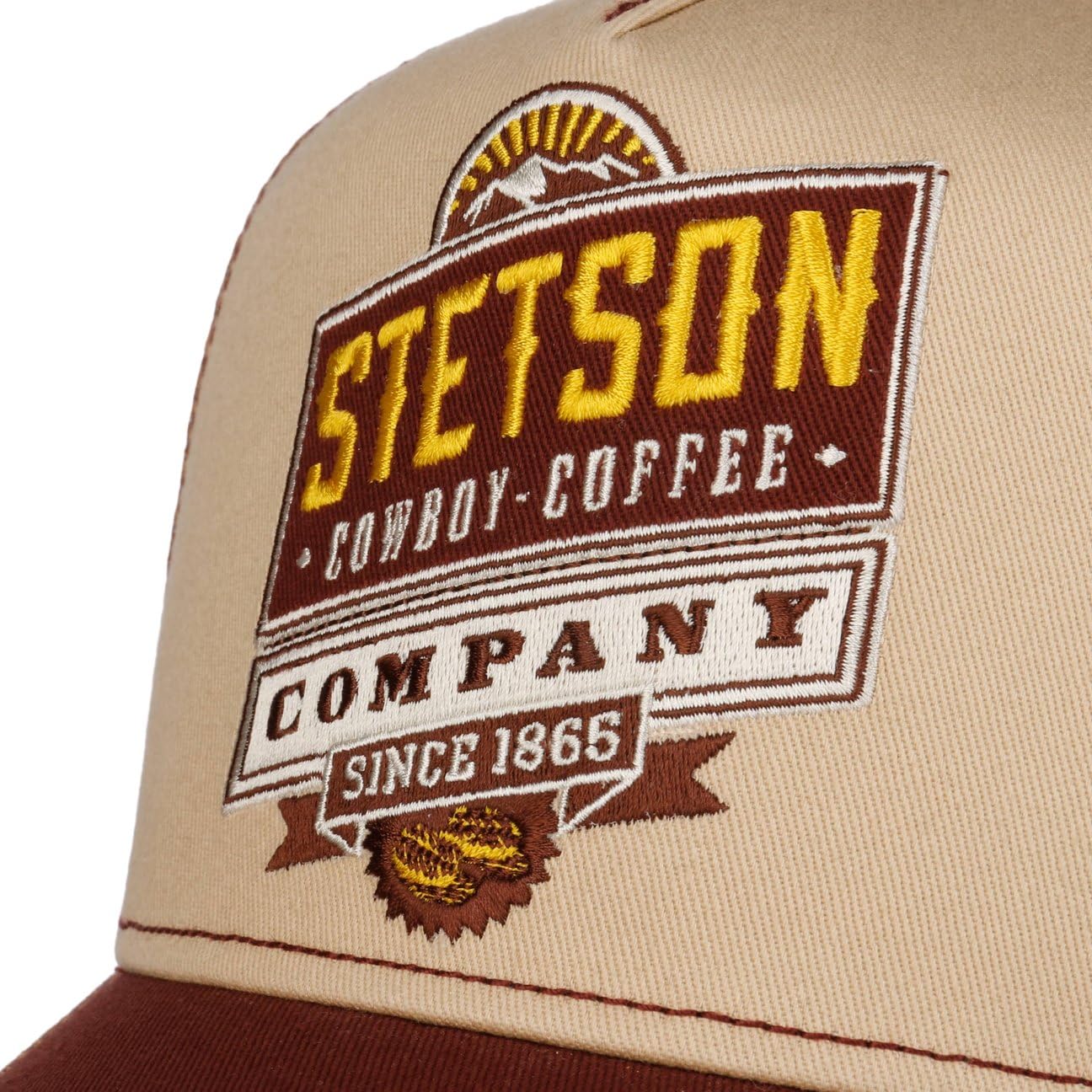 Stetson Cowboy Coffee Truckercap Snapback Damen und Herren Sommer Winter