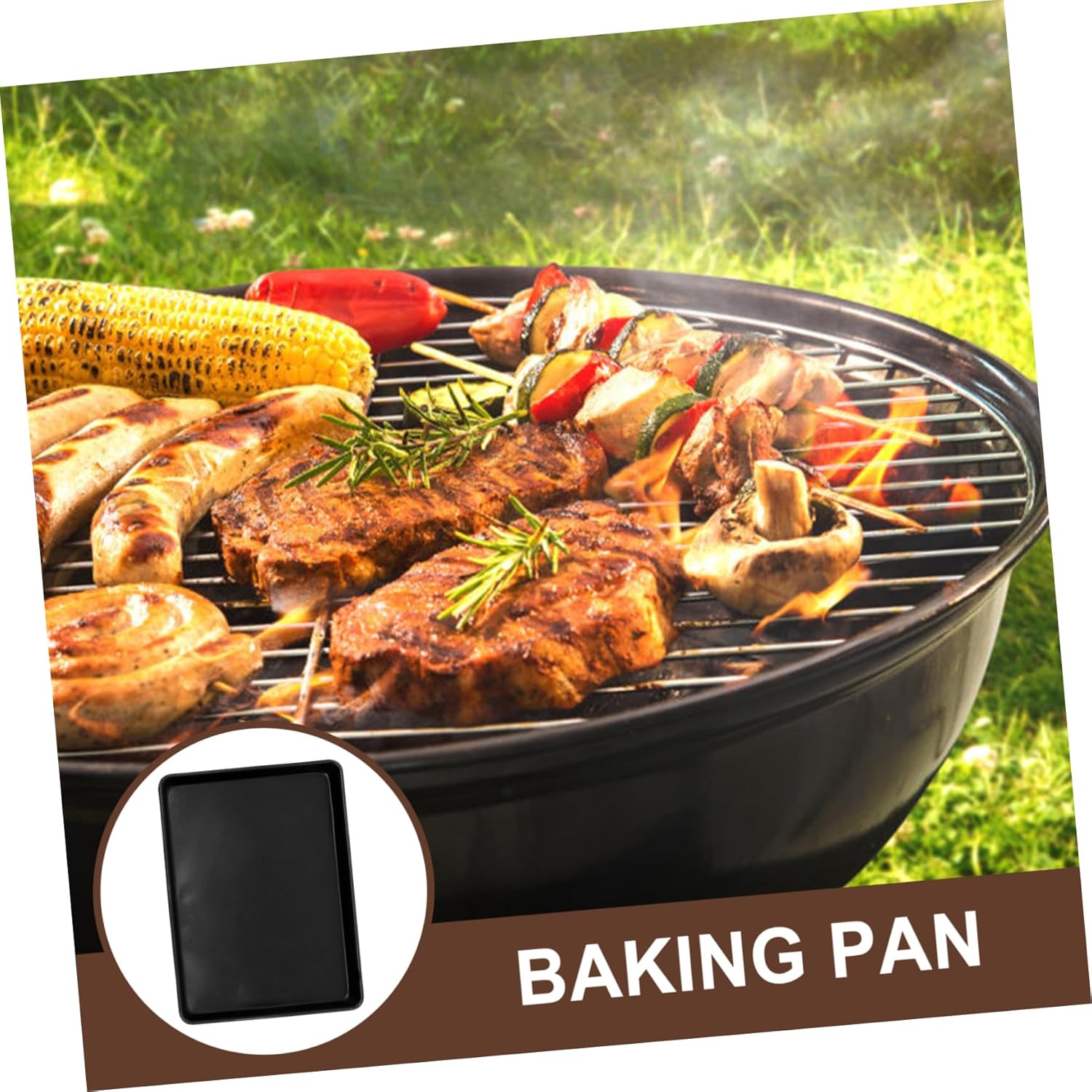 Alloy Baking Sheet Pan Non-stick Oven Tray for Baking Bread Cakes Cookies and Roasting Vegetables Compact for Easy Storage and Professional Results