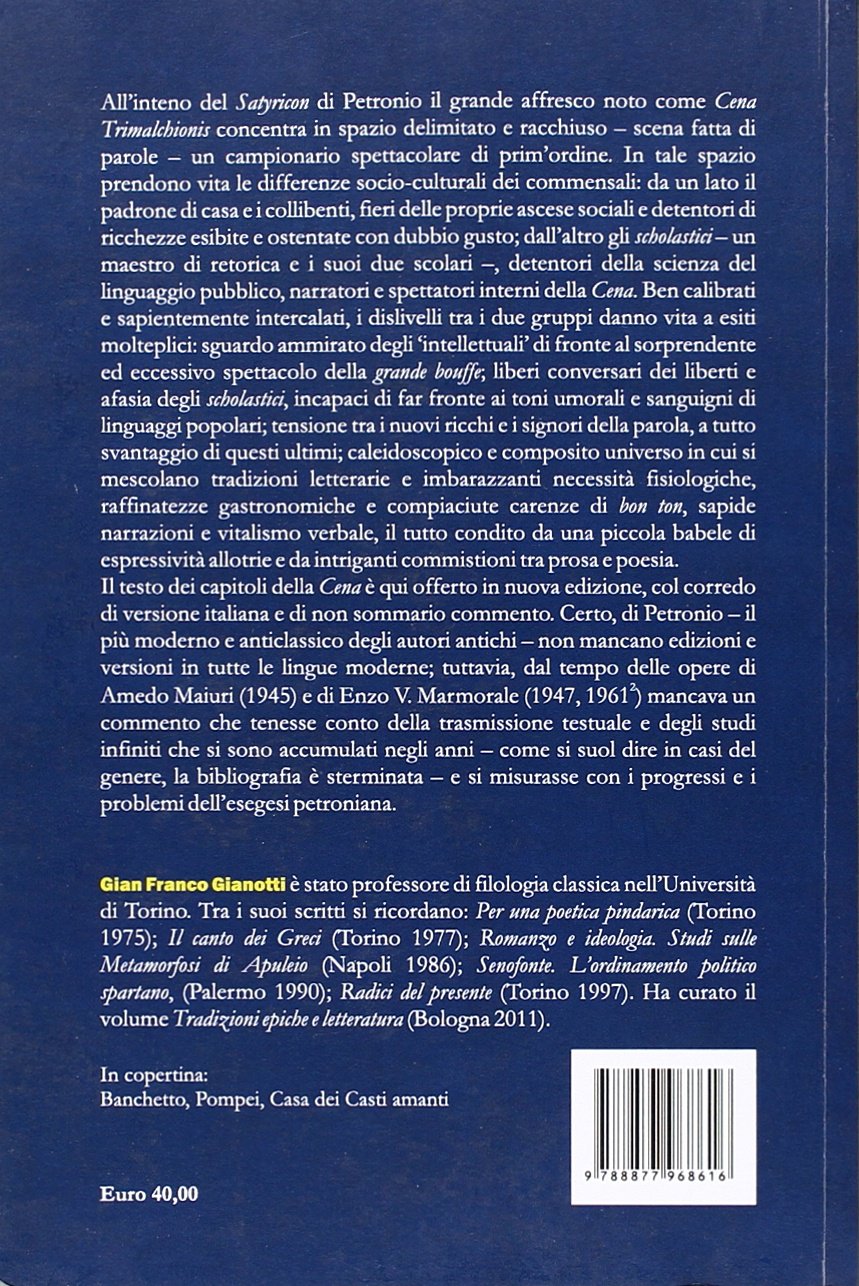 La cena di Trimalchione. Dal Satyricon di Petronio