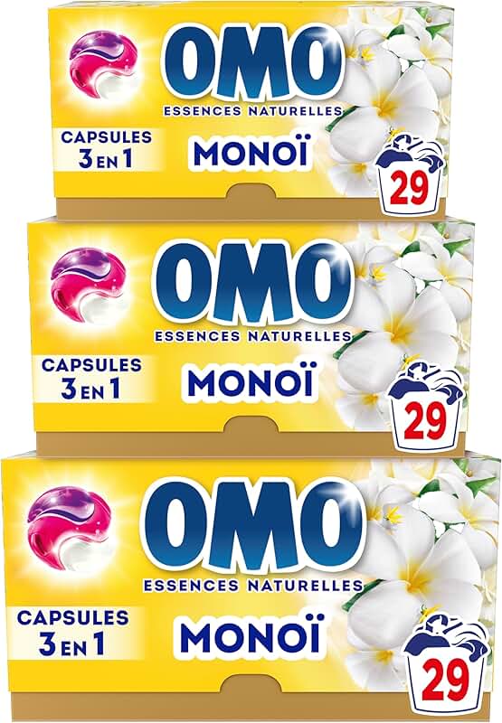 Lot de 3 recharges lessive Monoï 3 x 1,53L main image 1