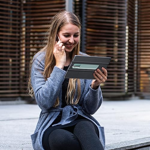 Miniatura 9 de Epessa Soporte para bolígrafo adhesivo verde para cuaderno y funda universal para mouse