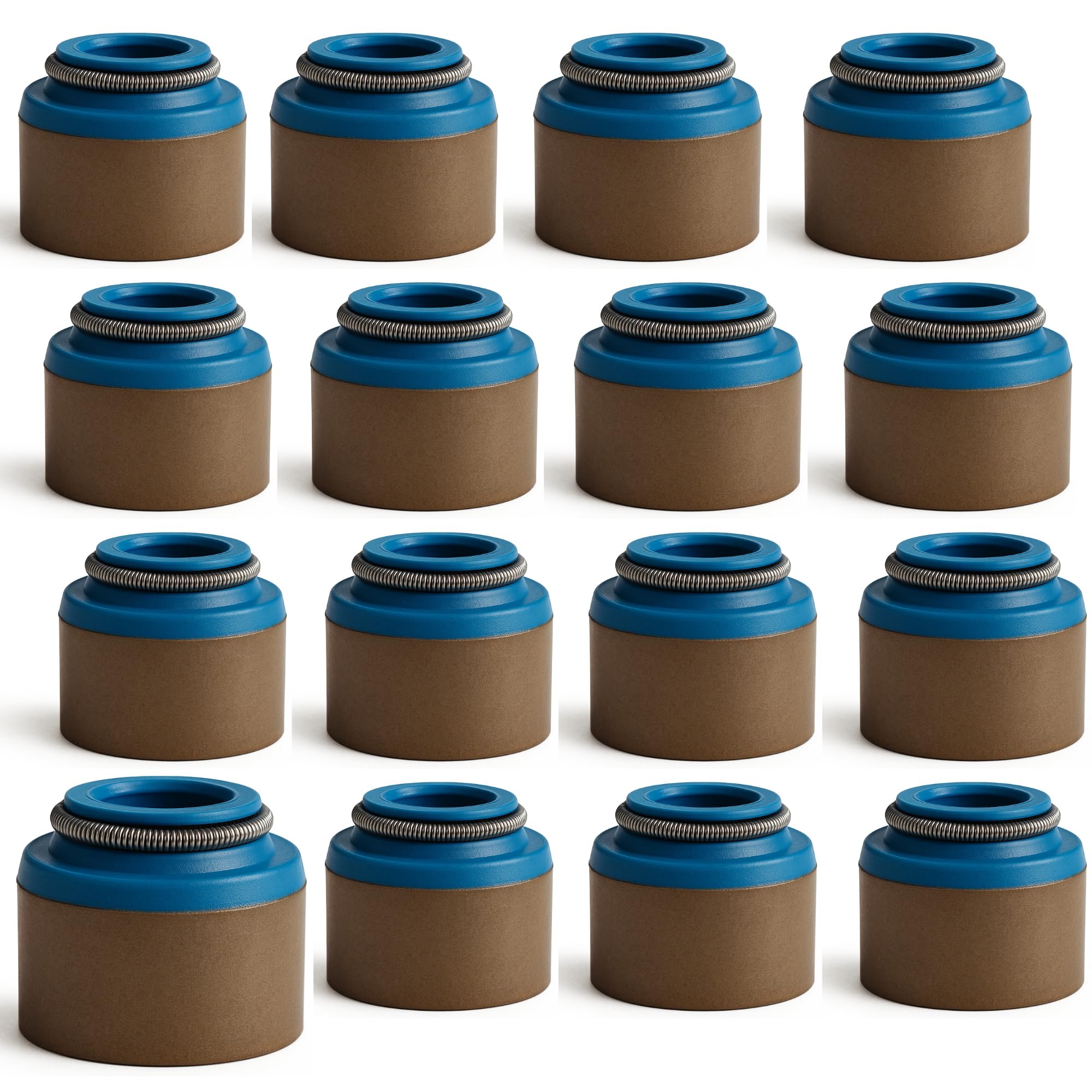 Lot de 16 joints de tige de valve positive en caoutchouc – S'adapte à une tige de valve de 1 cm et un diamètre extérieur de guide de 0,56 cm, joints de valve pour SBC BBC SBF