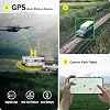 GPS Drone with Camera 4.5 LCD Screen Remote Control, FPV Drones with Professional with Auto Return Follow Me for Adult Beginner, GPS Brushless Drone Long Range Circle Fly,Carrying Case,32G SD Card