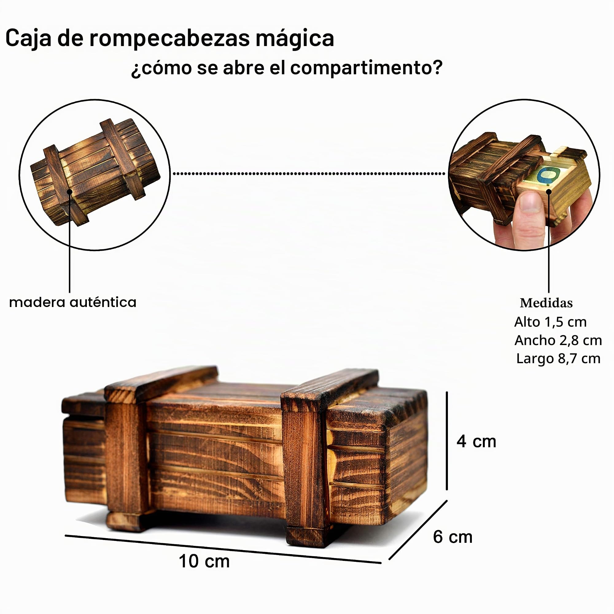 Caja De Rompecabezas Secreta Caja De Acertijos Caja De 077 Caja De Rompecabezas Secreta Caja De Acertijos Caja De 077