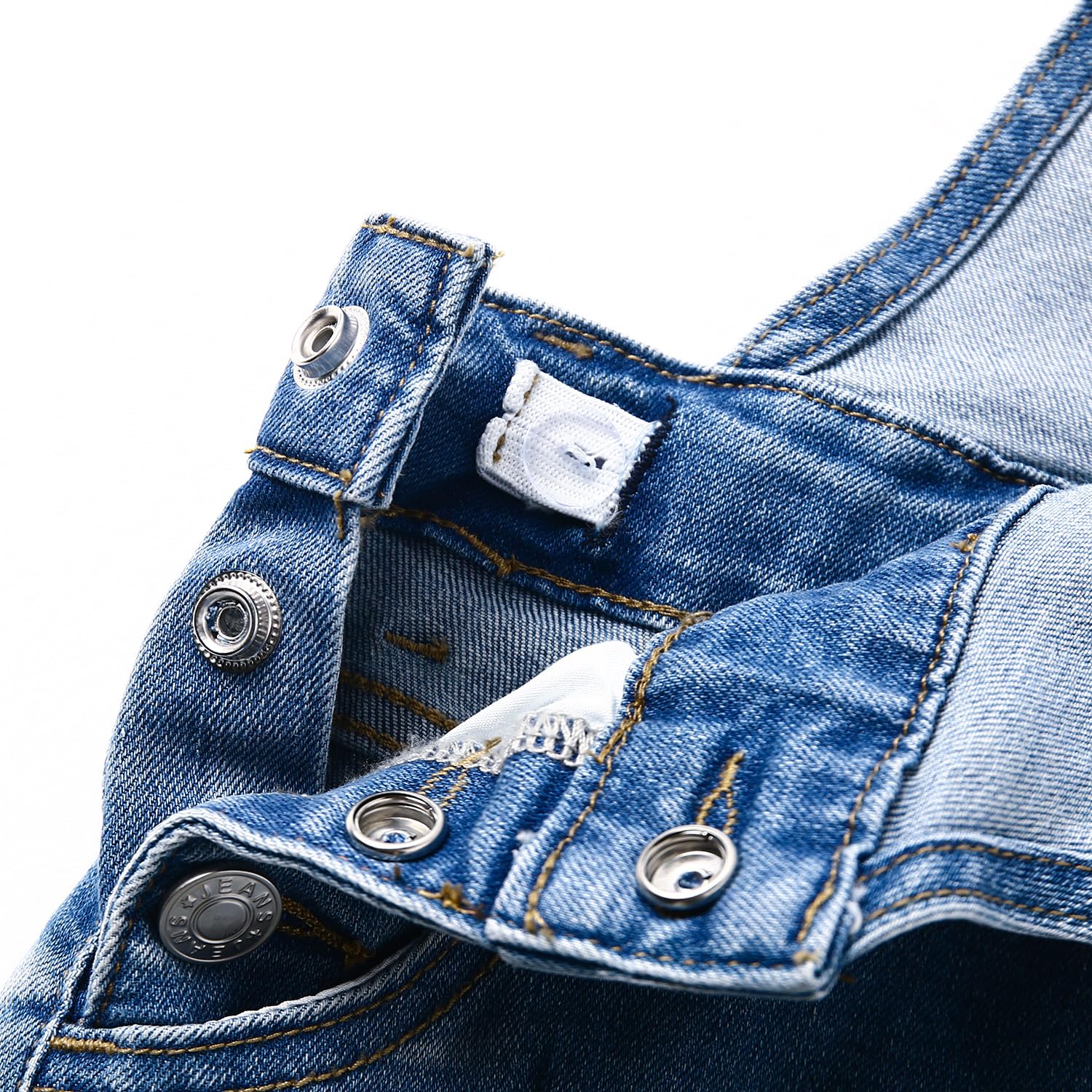 KIDSCOOL SPACE Pantaloncini Jeans Ragazze,Pantaloncini Jeans Estivi Stampati Cuore Design Semplice