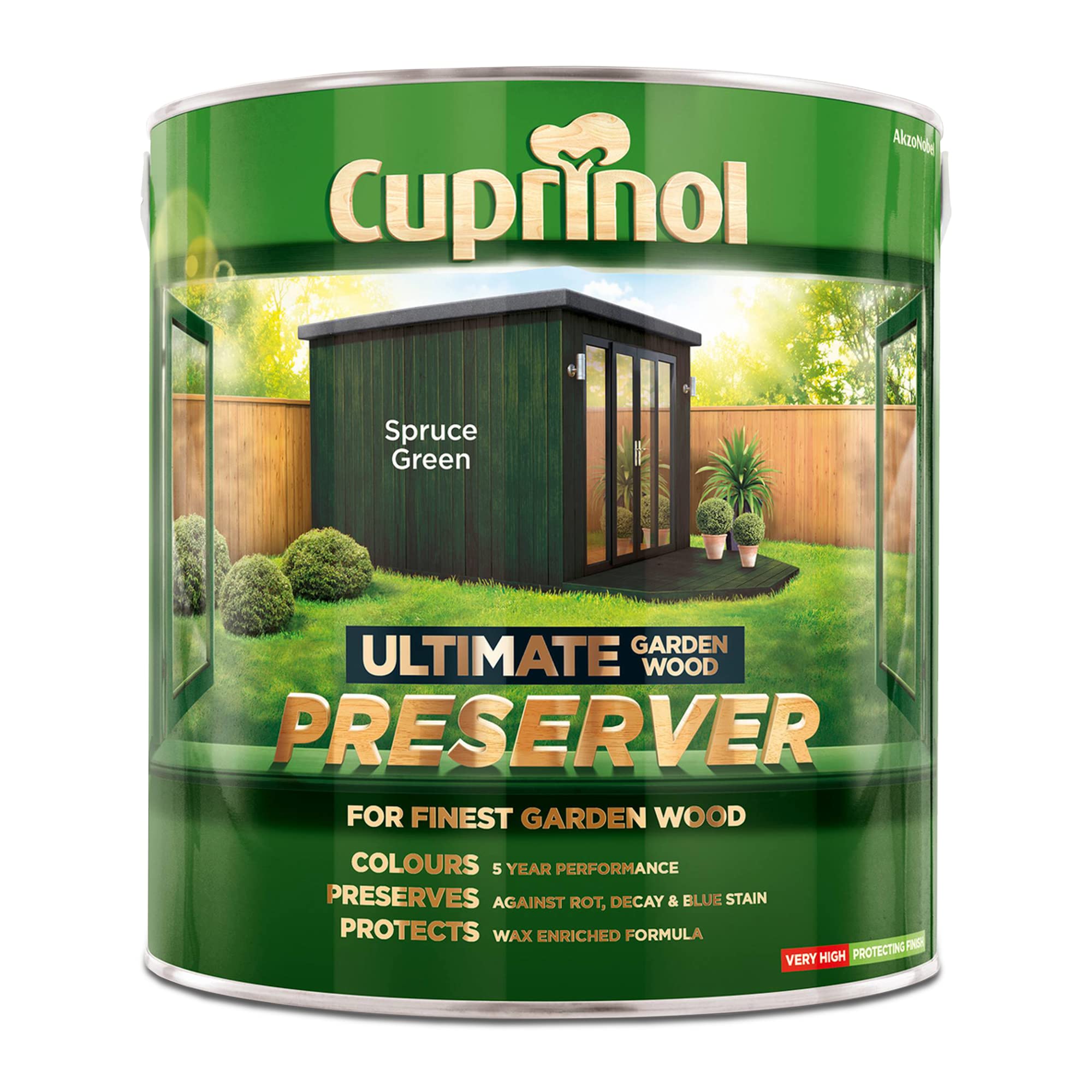 Cuprinol Ultimate Garden Wood Preserver Spruce Green 4 Litre - View #6