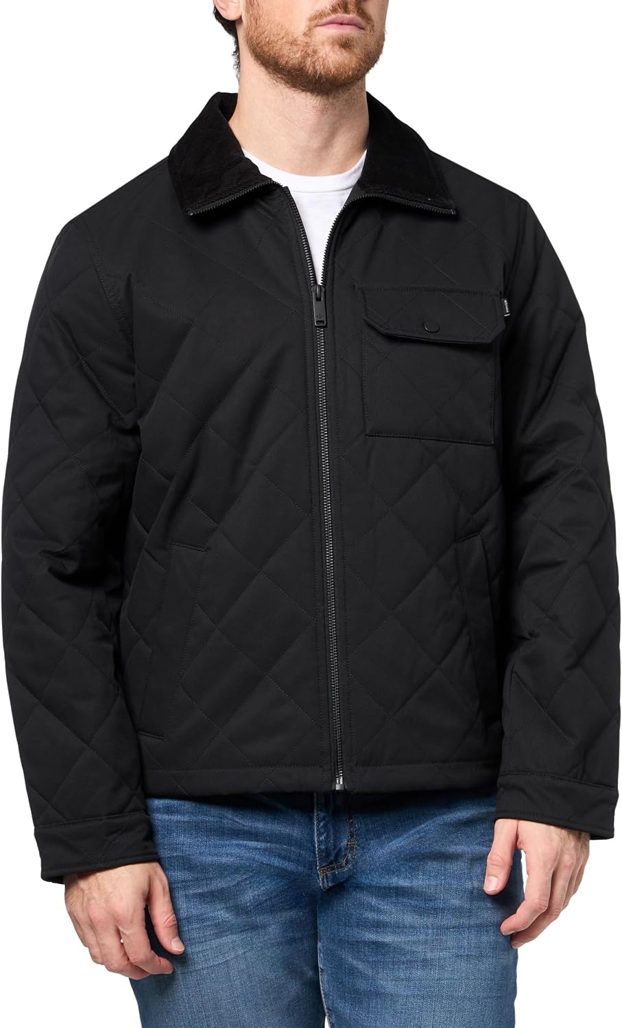 DOCKERS Men's Diamond Quilted Utility Jacket