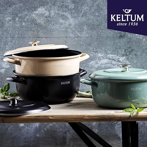 Miniatura 5 de Horno holandés esmaltado de 3,1 L, verde