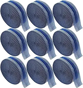 6 Rolls Blue Trouser Edge Modified Strips 25mm, 5m Length
