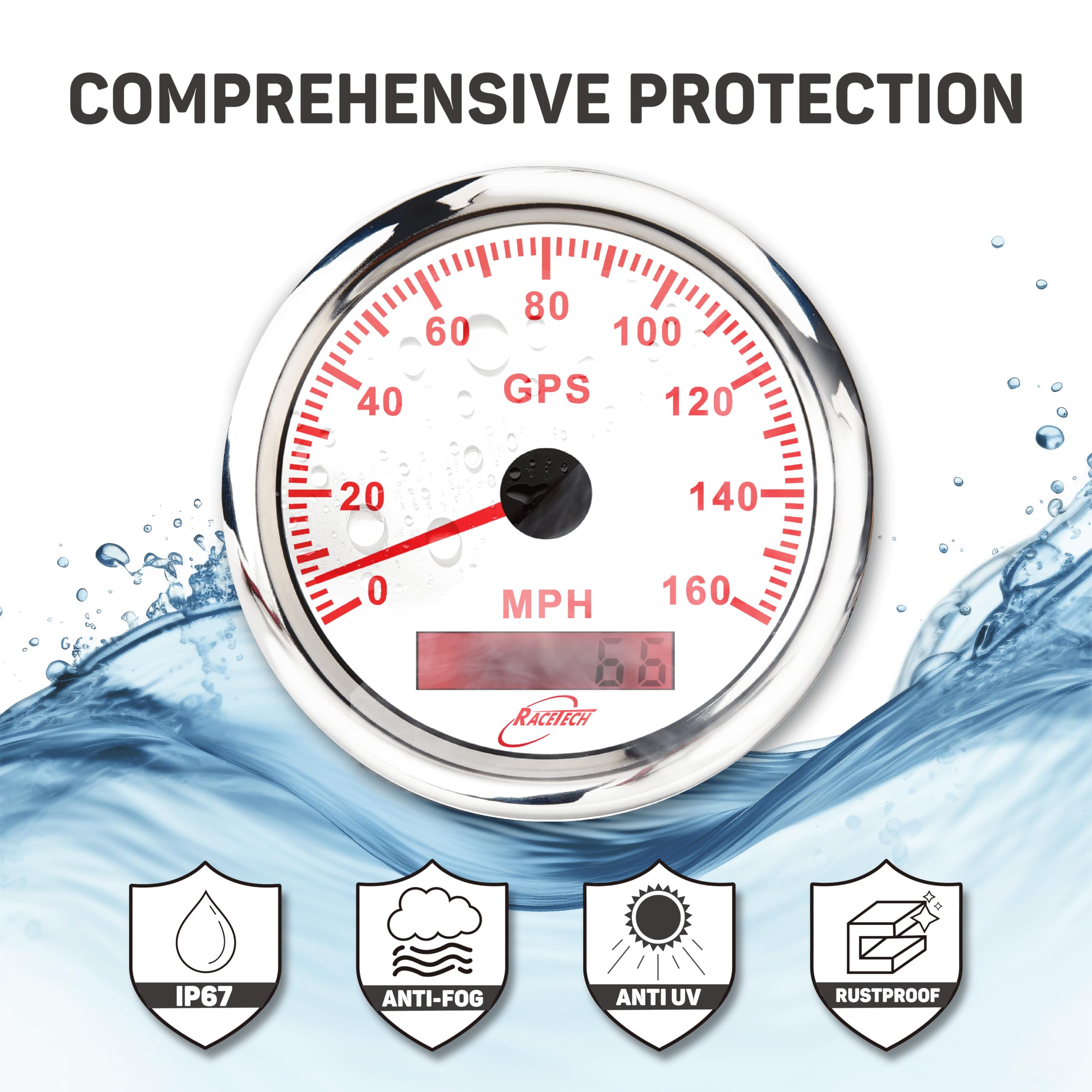 xeeyeeo専用 Amazon.co.jp: RACETECH 6ゲージ計器セット – 85mm (3-3/8インチ