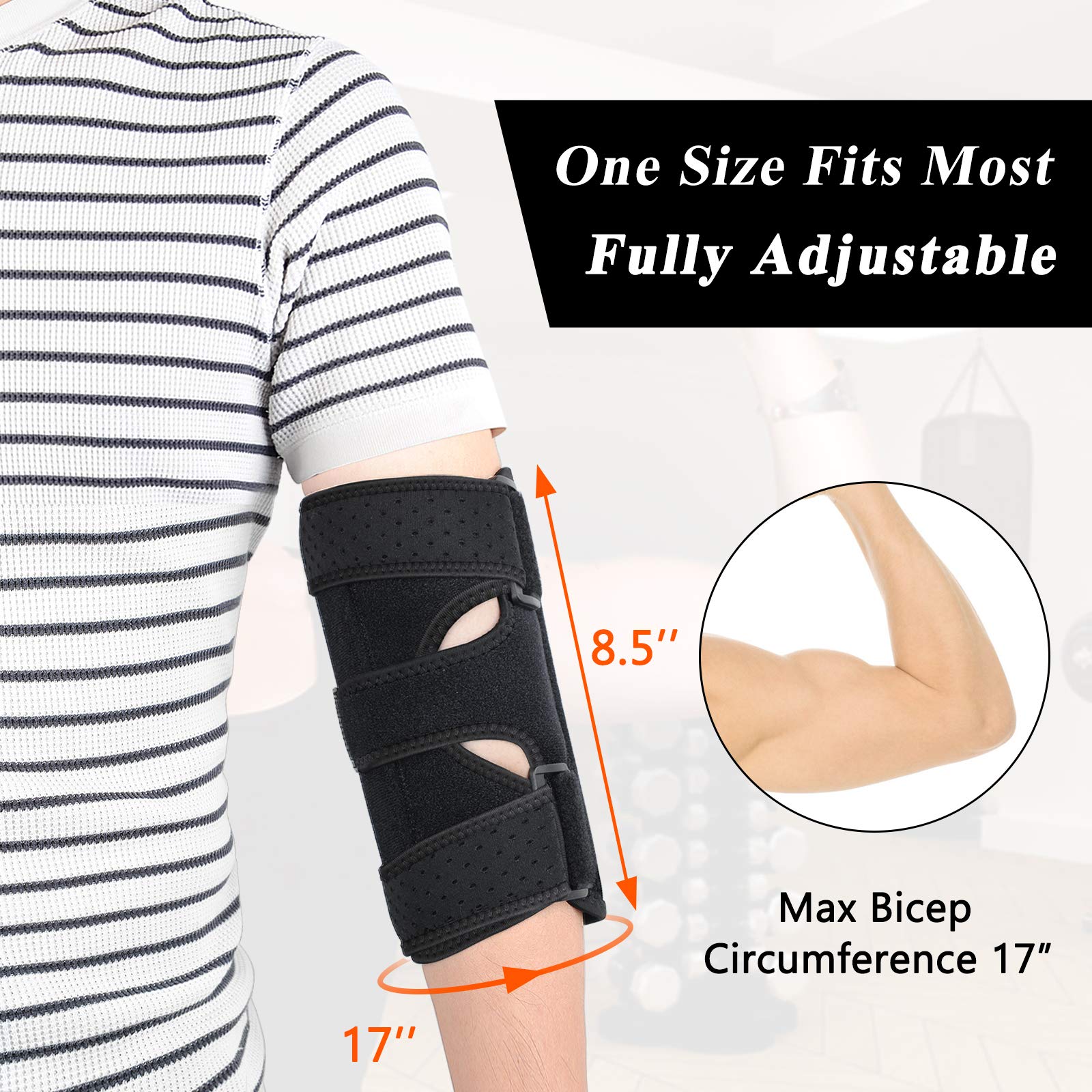 Elbow Brace, Night Elbow Sleep Support, Comfortable Elbow Splint