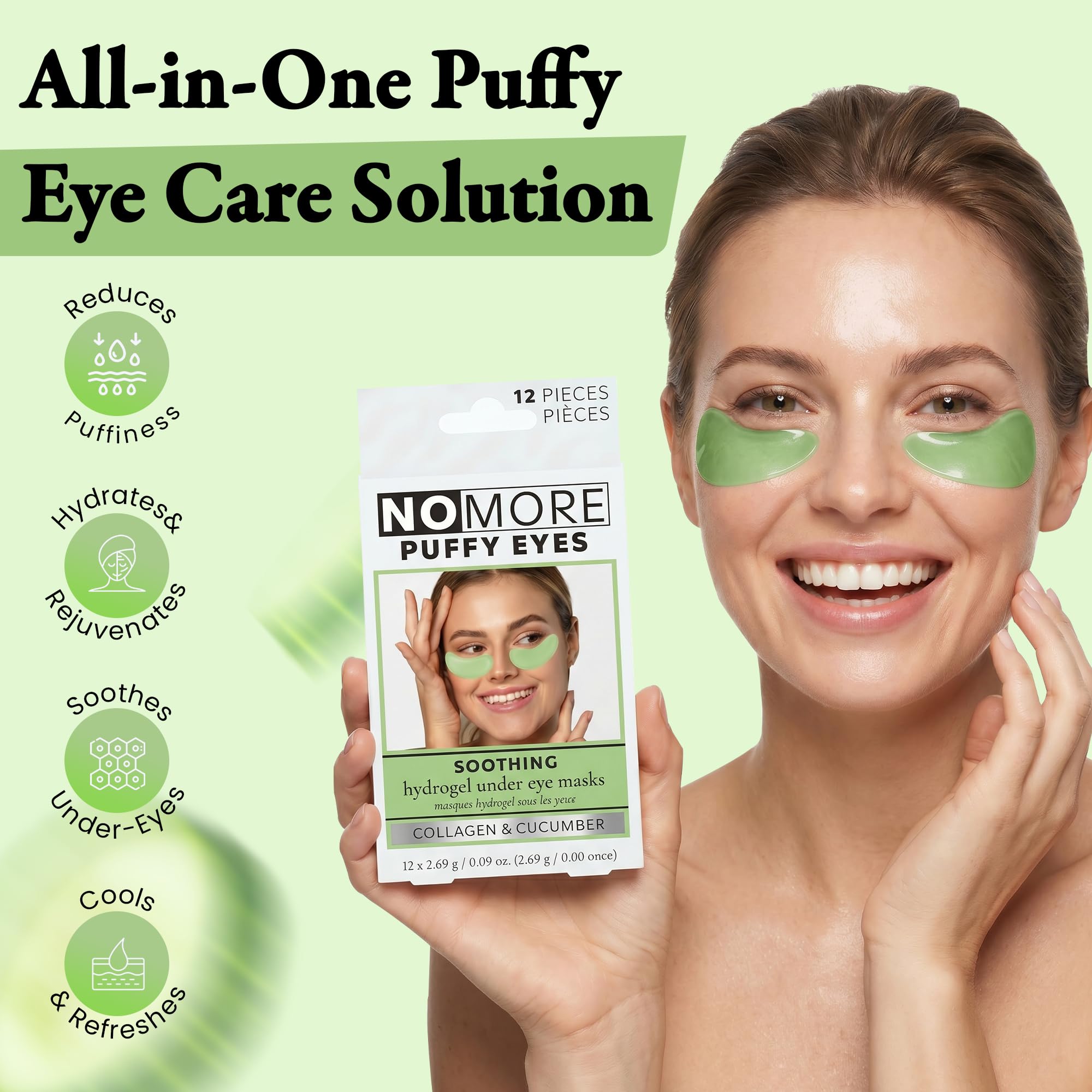 Danielle Creations Anti-inchaço Puffy Under Eyes No More Hydrogel