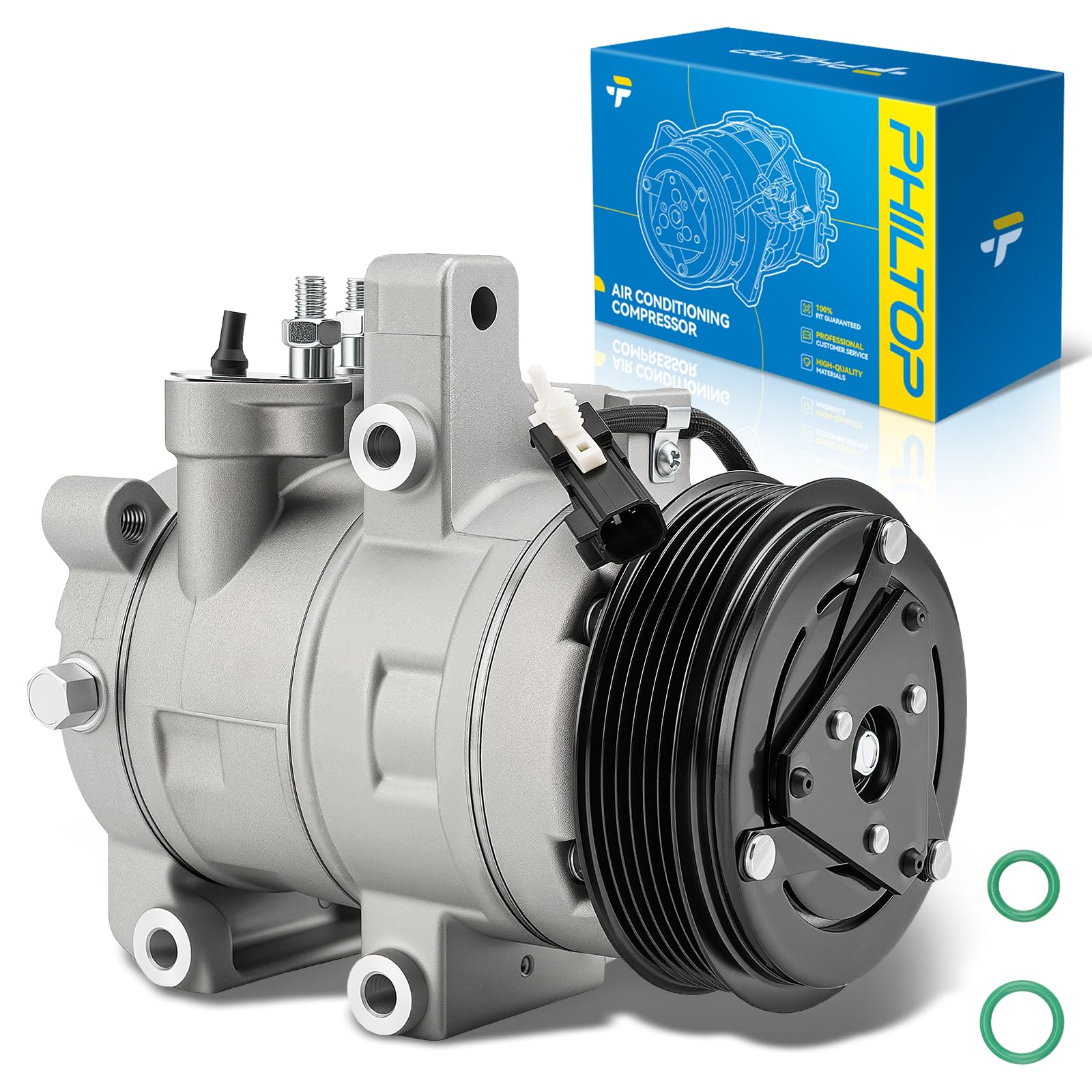 PHILTOP NEW AC Compressor for Mustang 2011-2017 5.0/5.2L