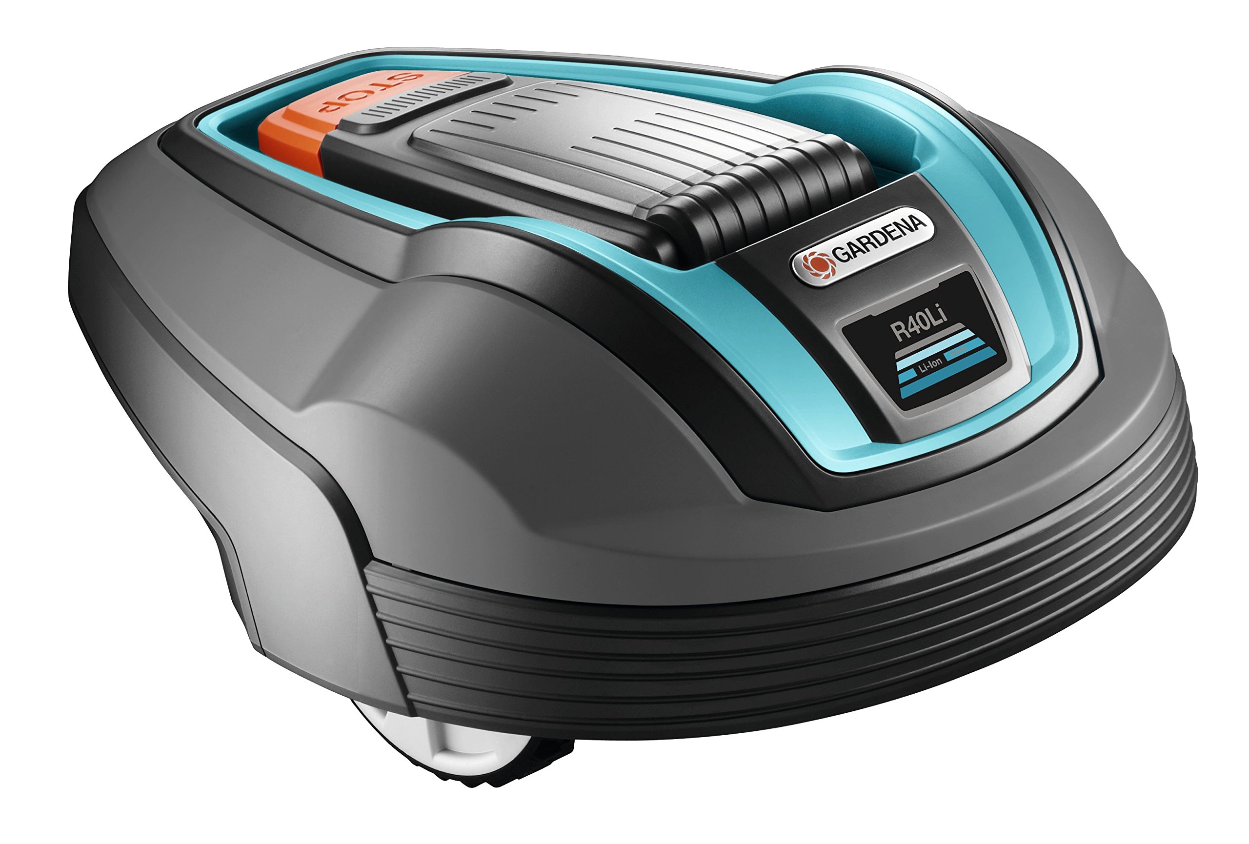 Gardena 4071-60 R40LI Robot Tondeuse Électrique 400m2 avec option Mulching