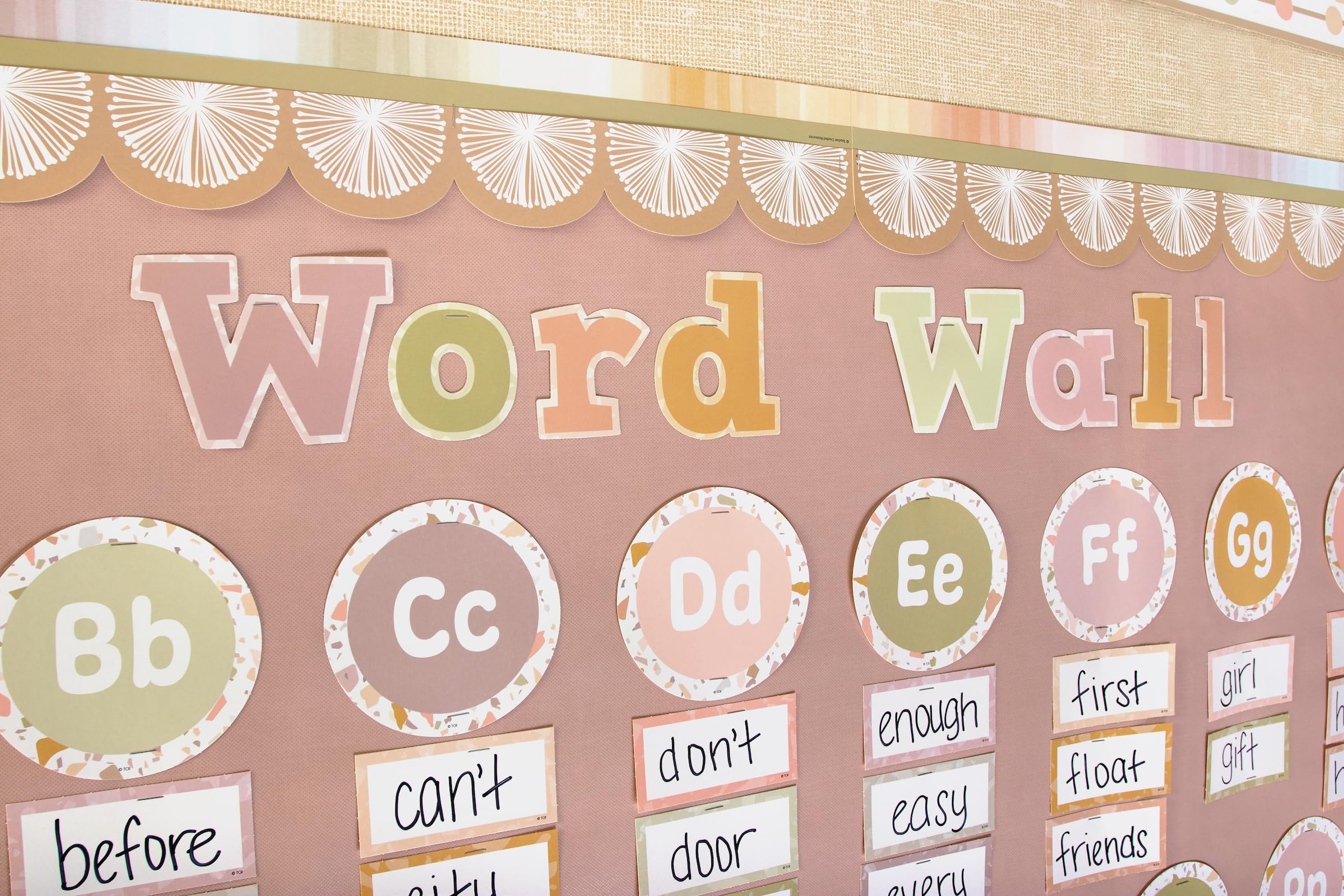 Teacher Created Resources Terrazzo Tones TCR7233 Buchstabenblock, 10,2 cm