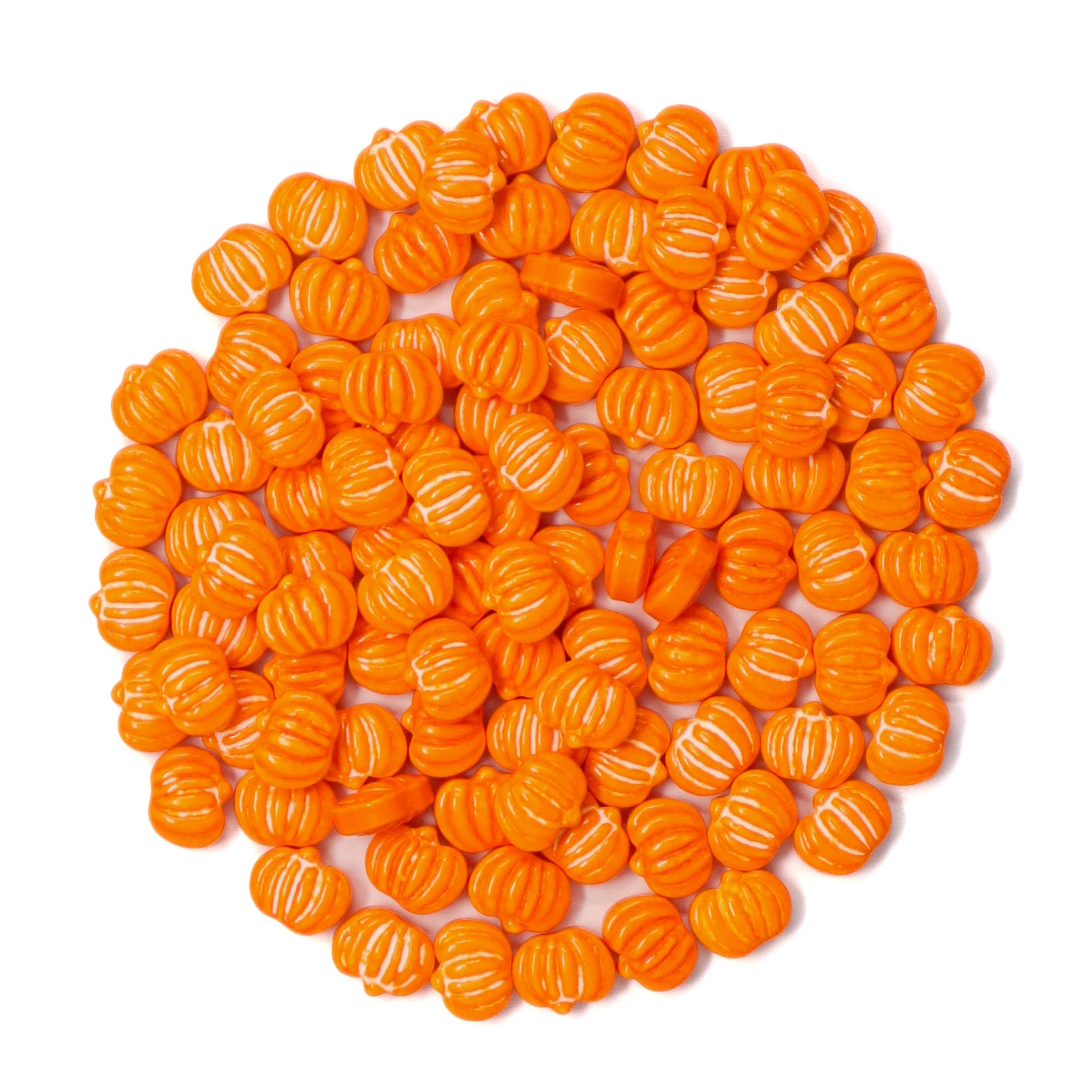 Mystic Sprinkles Halloween Candy Shape Sprinkles (Orange Pumpkins, 1 Pound Bag)