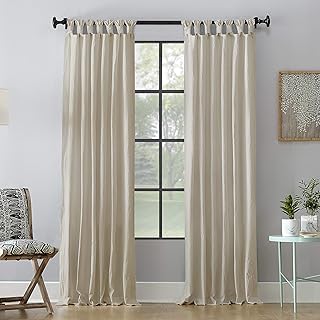 Archaeo Washed Cotton Twist Tab Curtain, 52