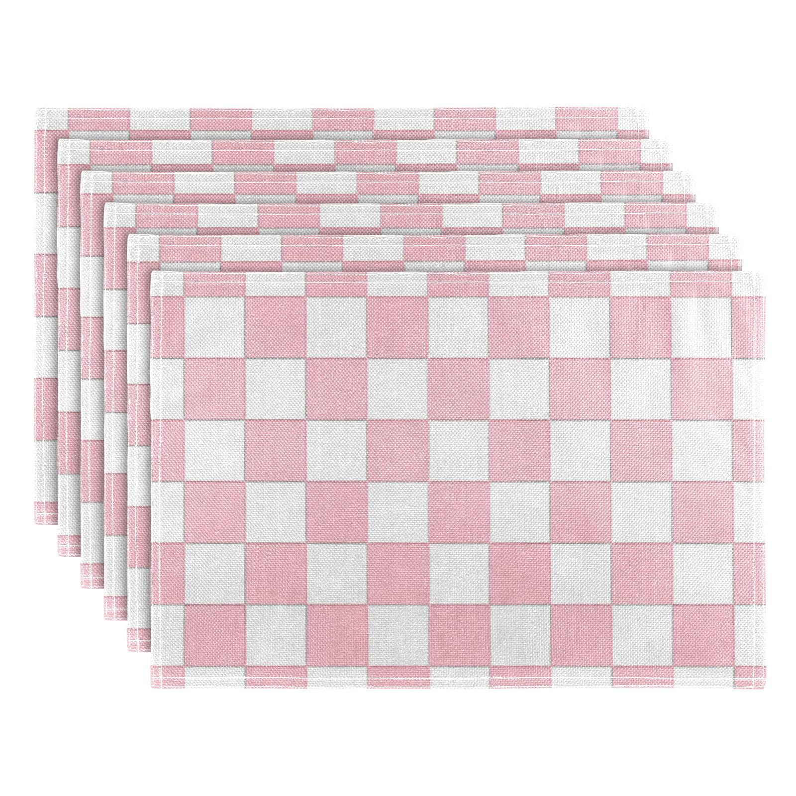 Set de table anti-glisse rose pour protéger les meubles des taches et rayures