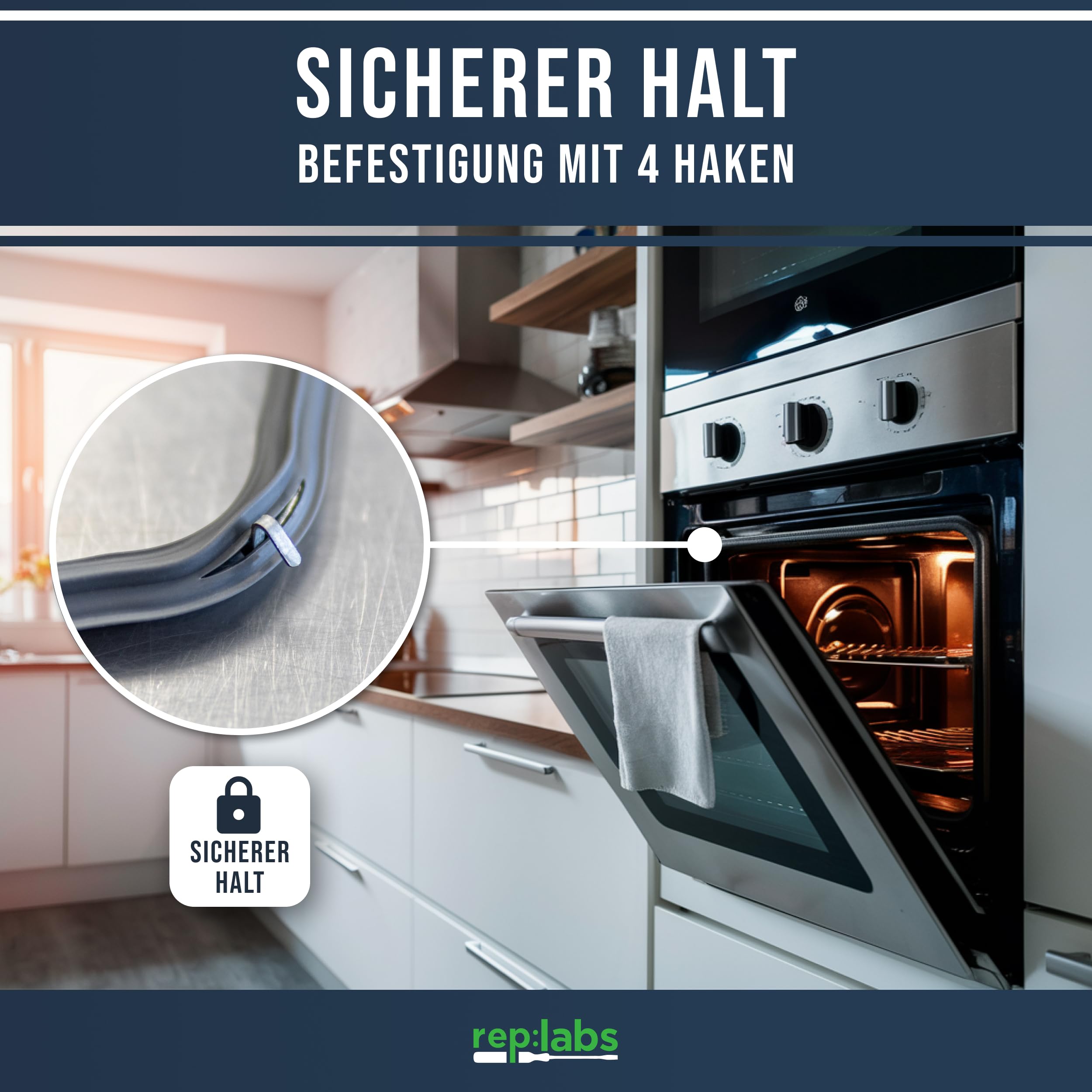 Bosch Neff Siemens Main Oven Door Seal Rubber 00754066 / 754066 - Foto 5