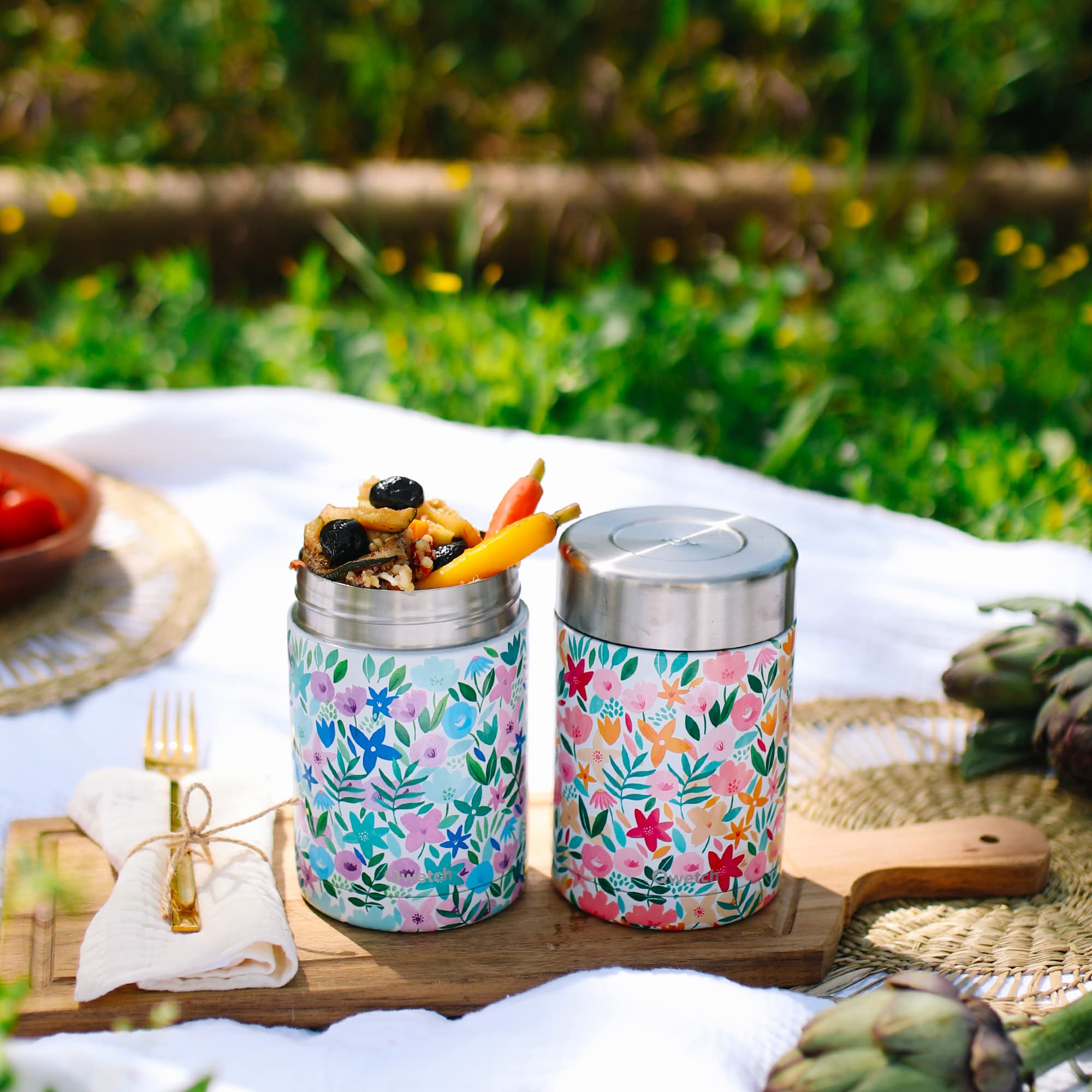Geïsoleerde lunchbox - Tropical - Voedingsdoos van roestvrij staal - 5