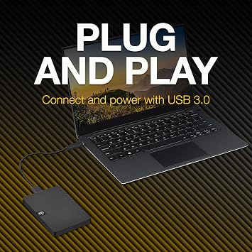 Seagate Expansion Portable، 1TB، External Hard Drive، 2.5 Inch، USB 3.0، for Mac and PC، 2 year Rescue Services ( STKM1000400 )