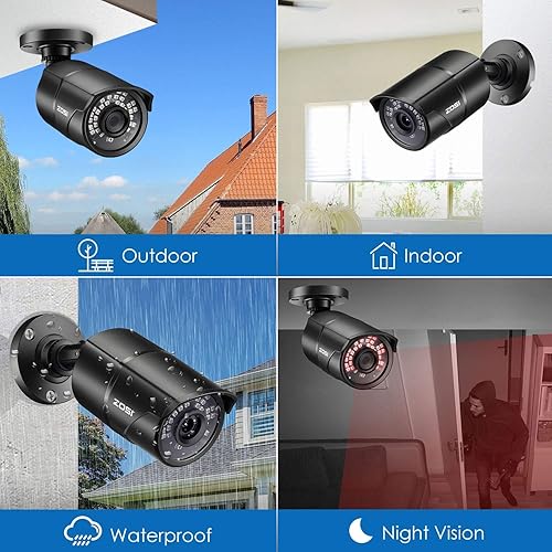 Miniatura 7 de ZOSI Fuente de alimentación para sistema de vigilancia de cámara de seguridad del hogar