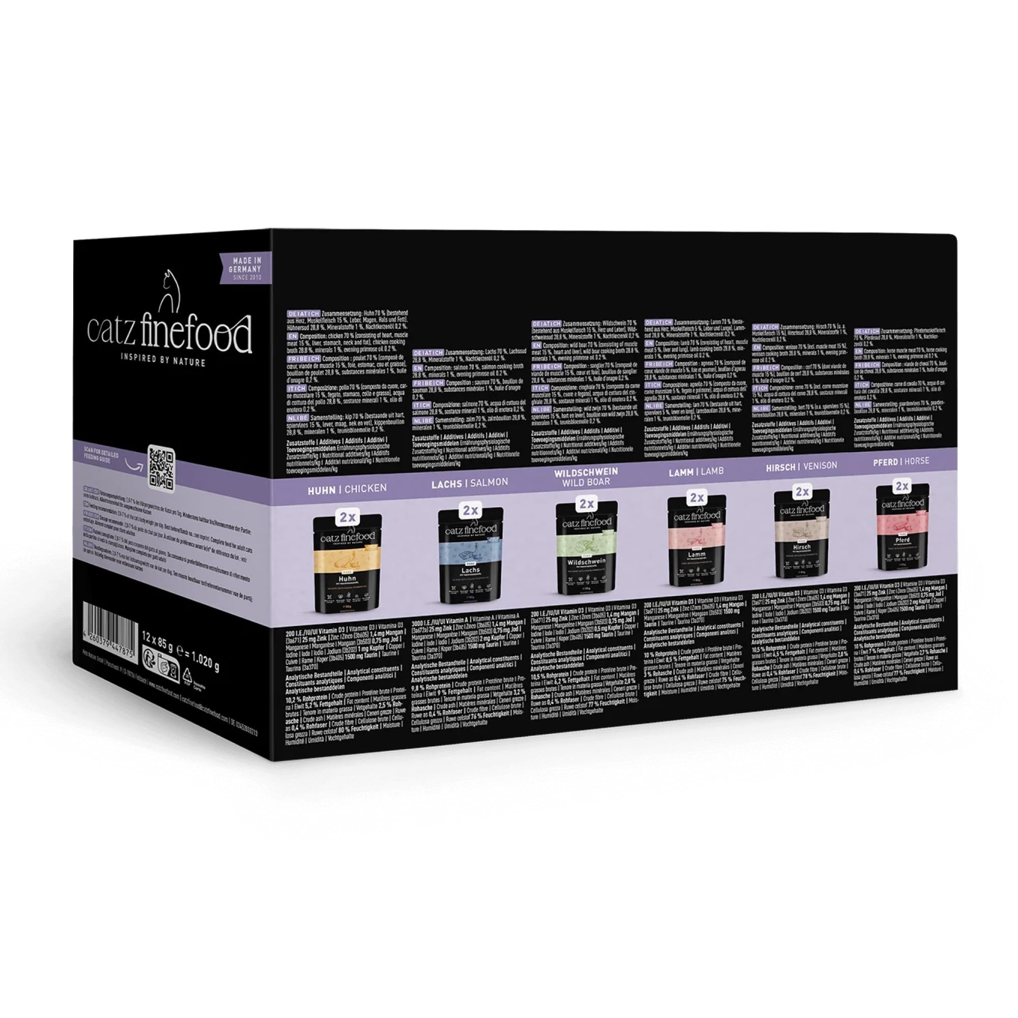 catz finefood Purrrr Collection II - Monoprotein Katzenfutter nass - getreidefrei, zuckerfrei… – Ansicht 2